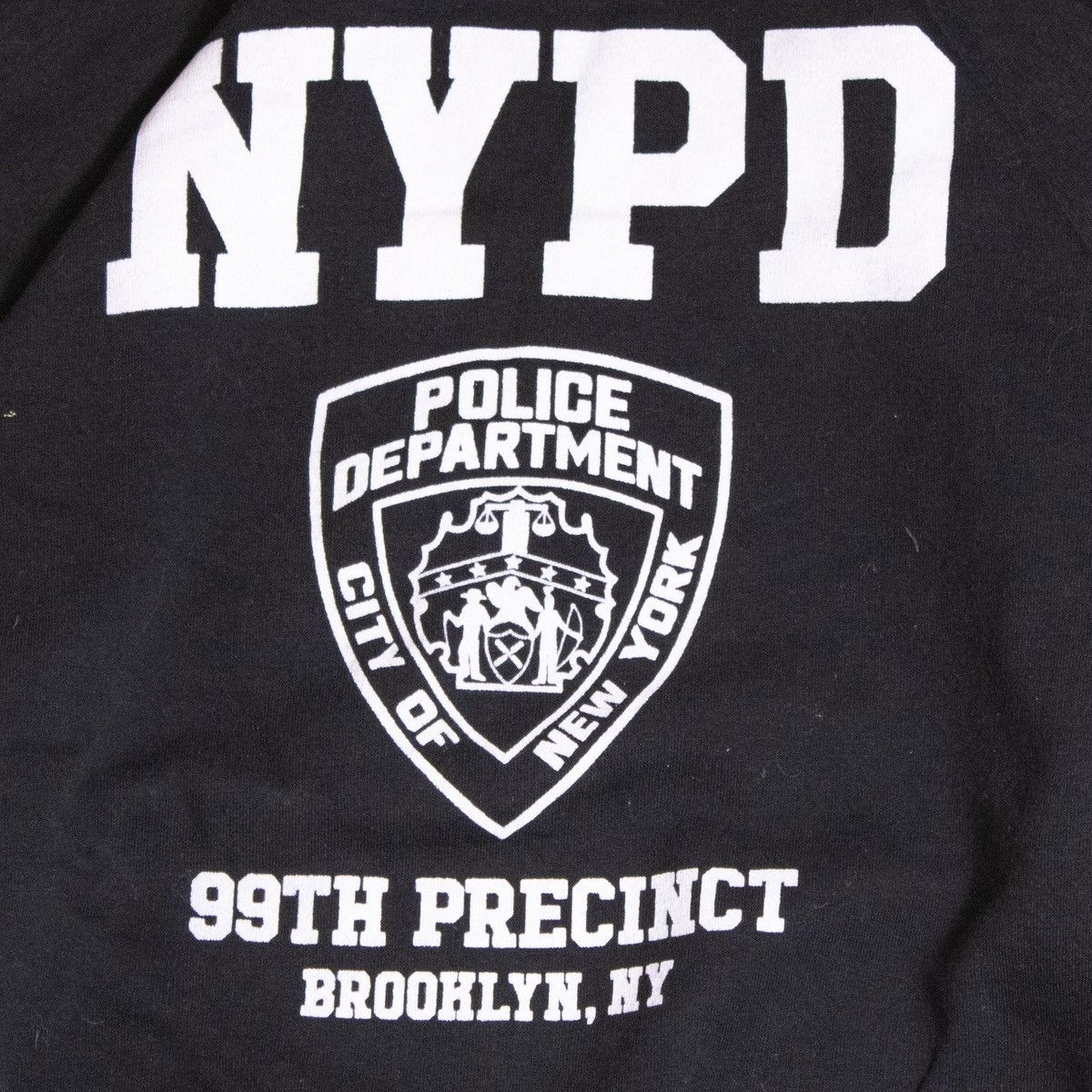 Hanes Hanes NYPD New York Brooklyn Black Boxy Crewneck Sweater Size US L / EU 52-54 / 3 - 4 Thumbnail