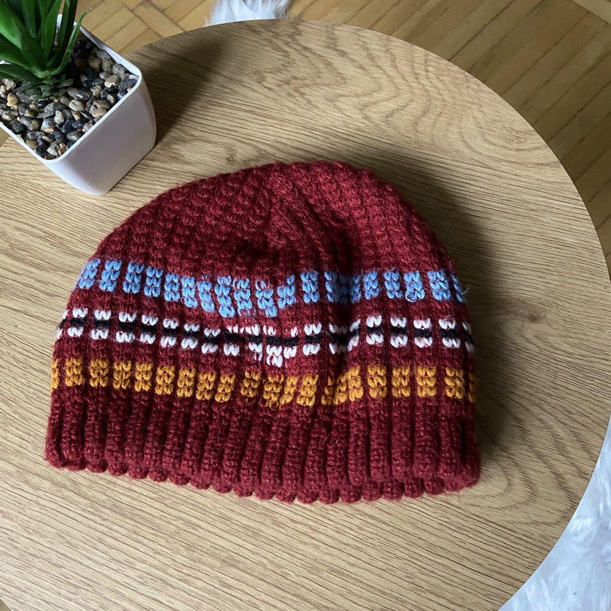 Quiksilver 📌 Vintage 00s Y2K Quiksilver Surf Style Beanie Hat Size ONE SIZE - 6 Thumbnail