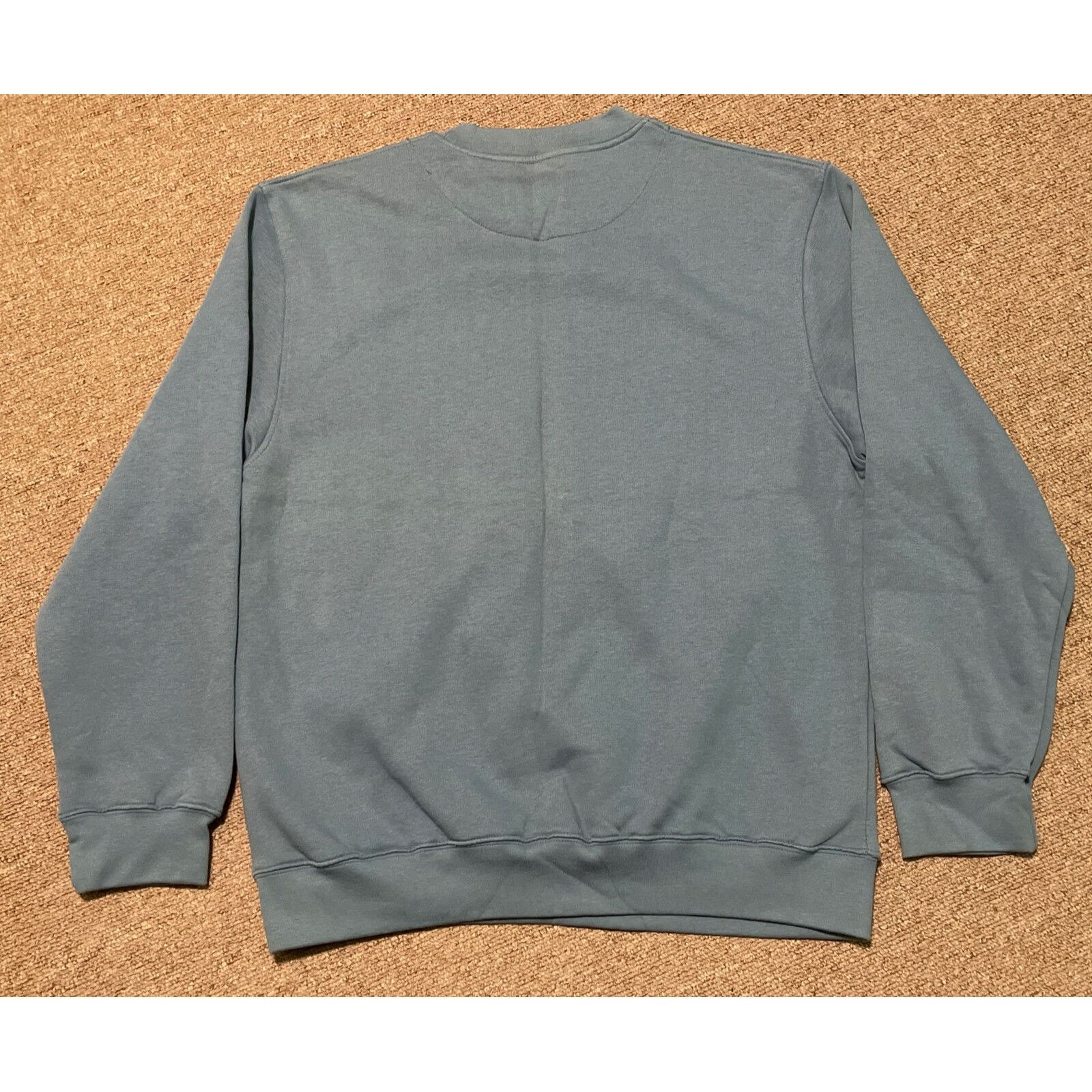 Nike Vintage 2002 Y2K Large Nike Gray Silver Tag Mini Swoosh Crew Size US L / EU 52-54 / 3 - 2 Thumbnail