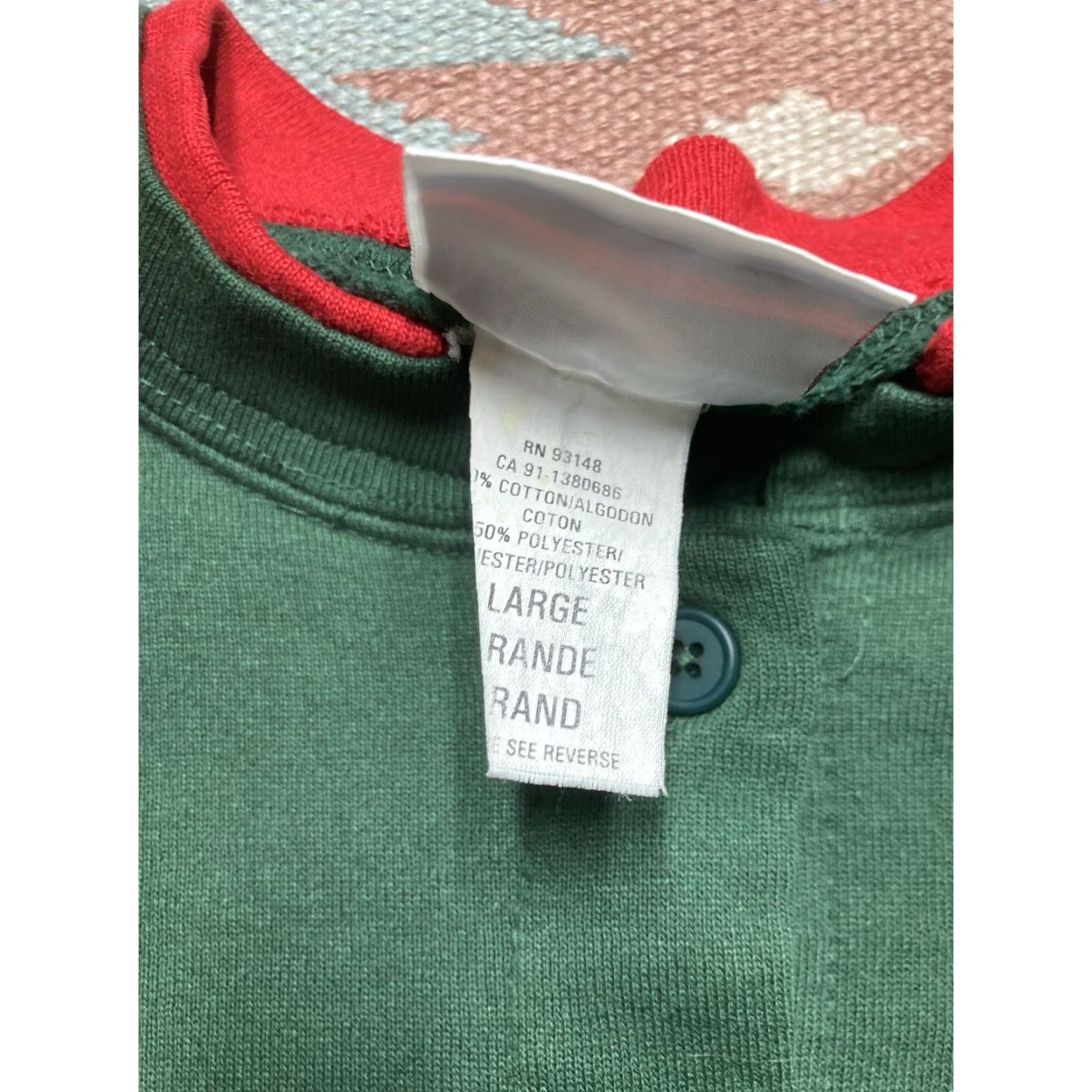 Vintage VINTAGE Morning Sun Cardigan Sweatshirt Crew Neck Button Front Cardinal Bird Large Women L Green Crew Neck Bird Vintage Cardigan Sweatshirt Size L / US 10 / IT 46 - 6 Thumbnail