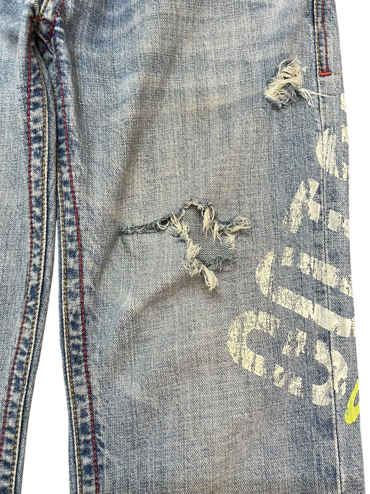 Japanese Brand × Le Grande Bleu (L.G.B.) Vintage Gotcha Surfwear Distressed Denim Size US 32 / EU 48 - 5 Thumbnail