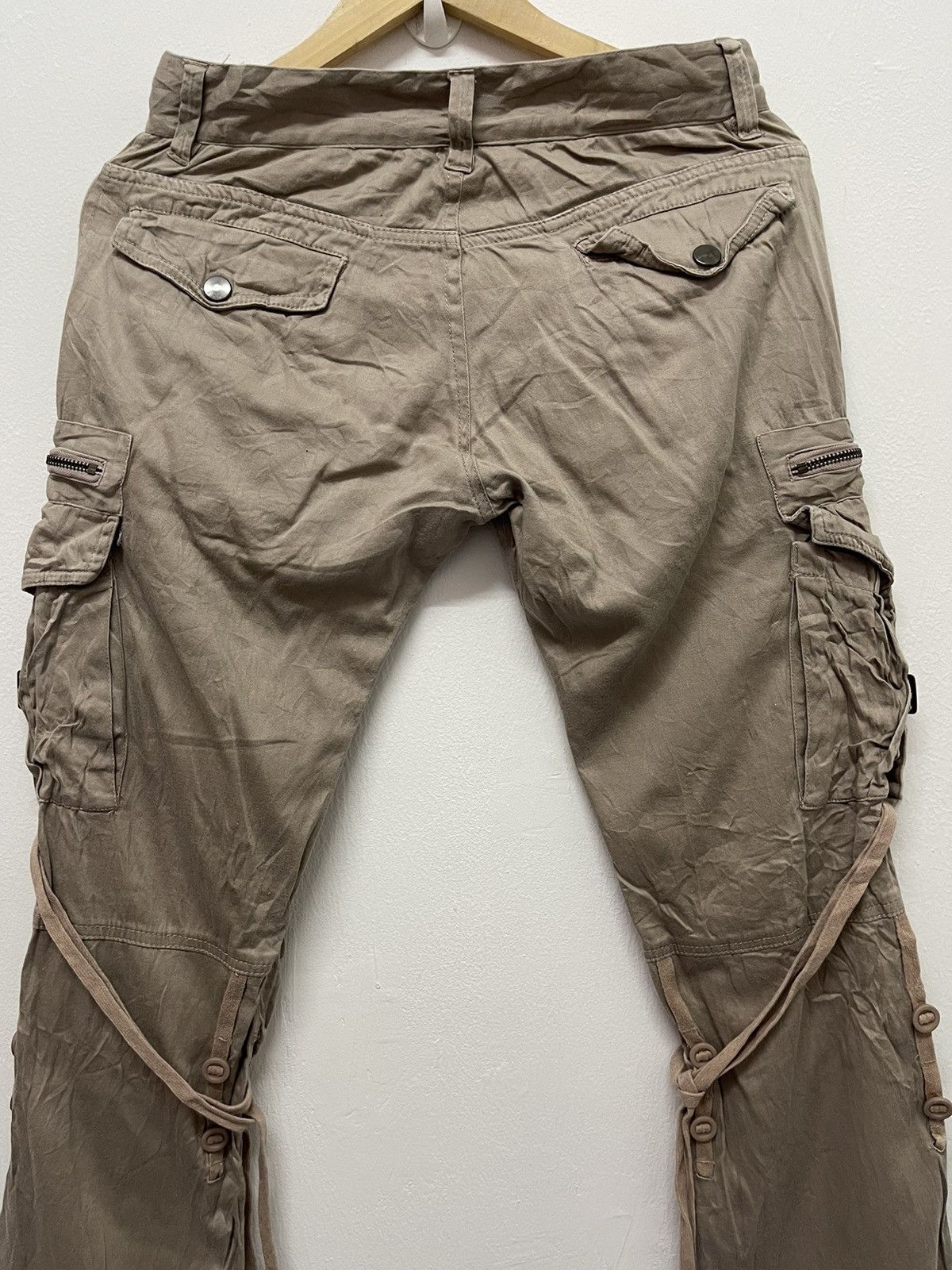 If Six Was Nine FLARE 90’s BONDAGE BOOTCUT PANTS STREETWEAR Size US 29 - 5 Thumbnail