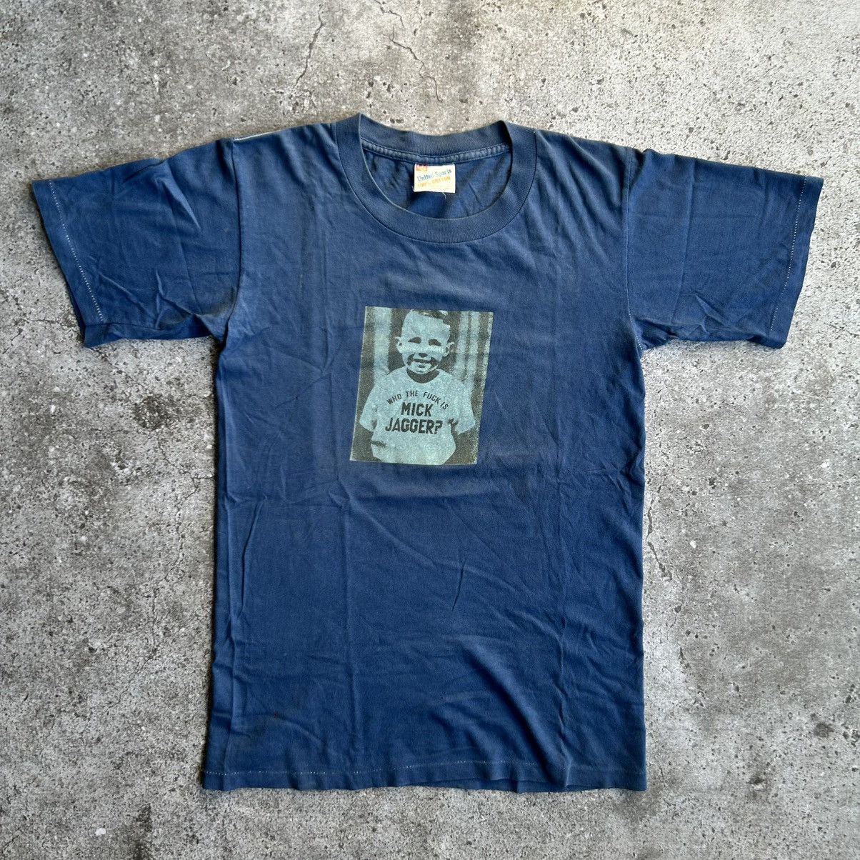 The Rolling Stones VTG WHO THE FUCK MICK JAGGER 70s Size US S / EU 44-46 / 1 - 1 Thumbnail
