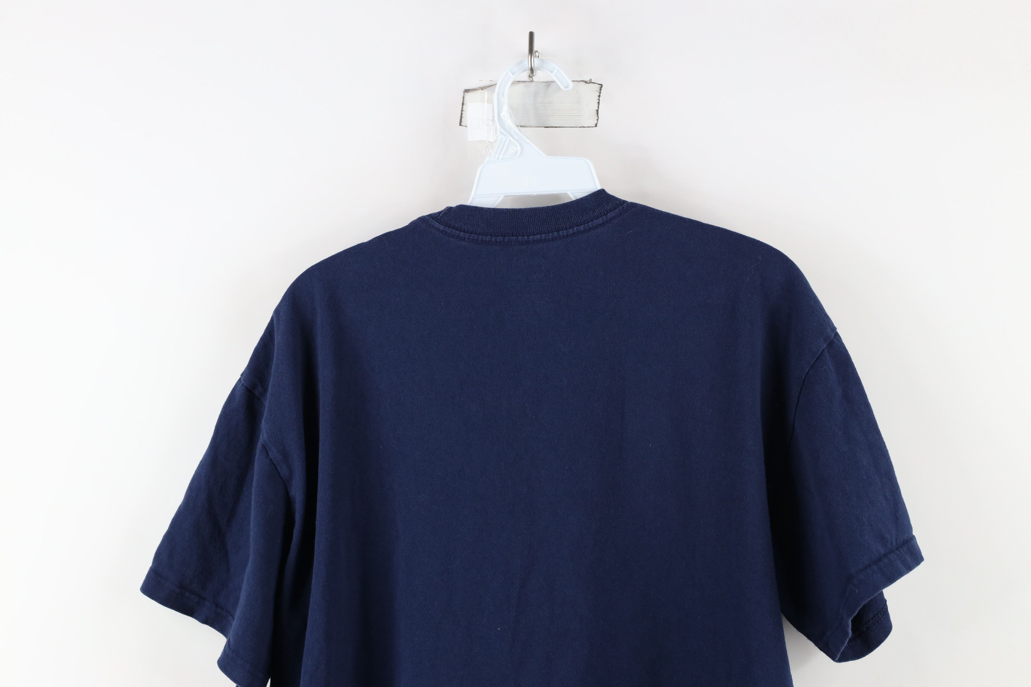 Vintage Vintage Y2K Spell Out Detroit Tigers Baseball T-Shirt Blue Size US L / EU 52-54 / 3 - 11 Thumbnail