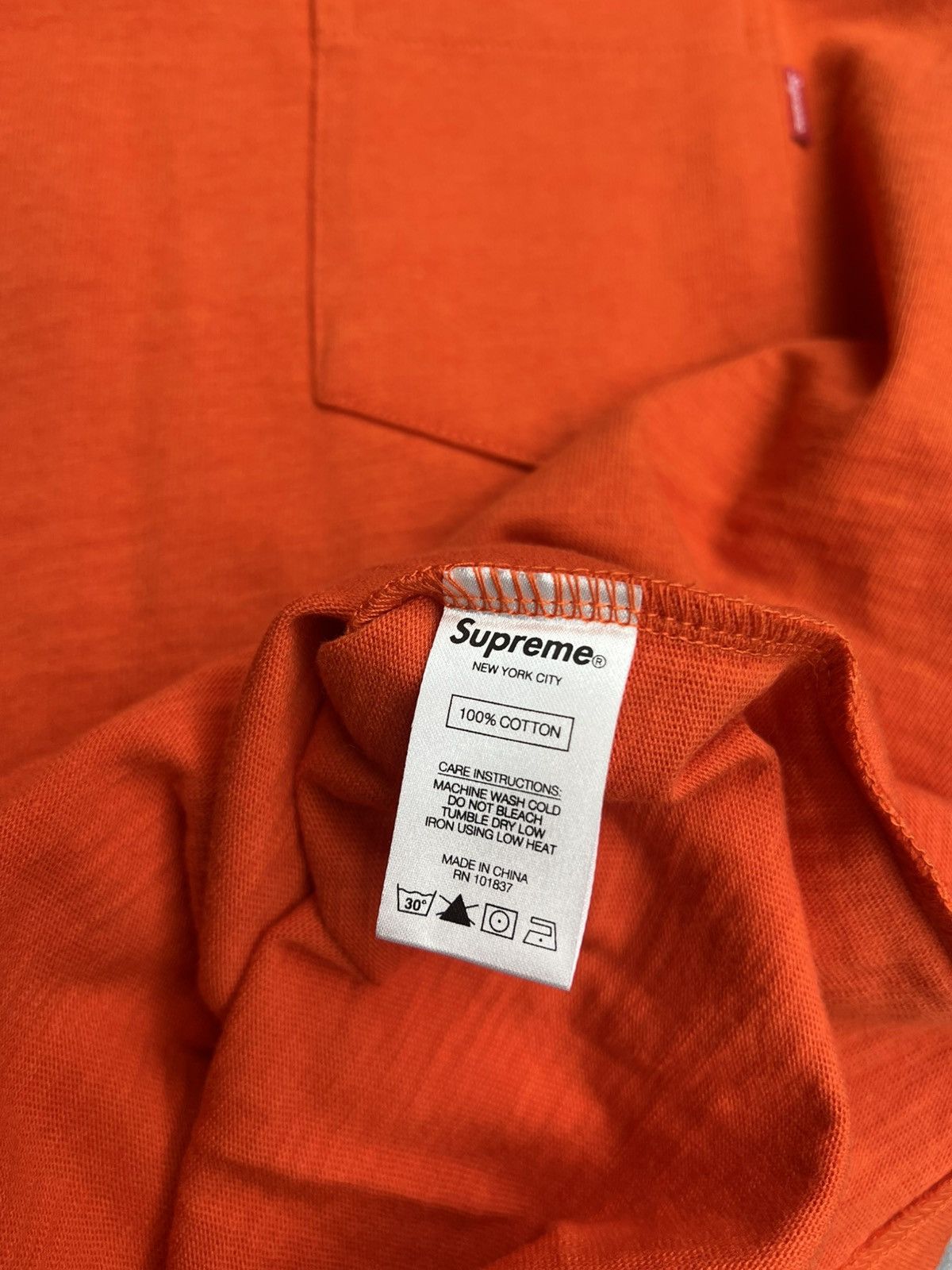 Supreme Supreme Pocket T-Shirt Size US M / EU 48-50 / 2 - 4 Thumbnail