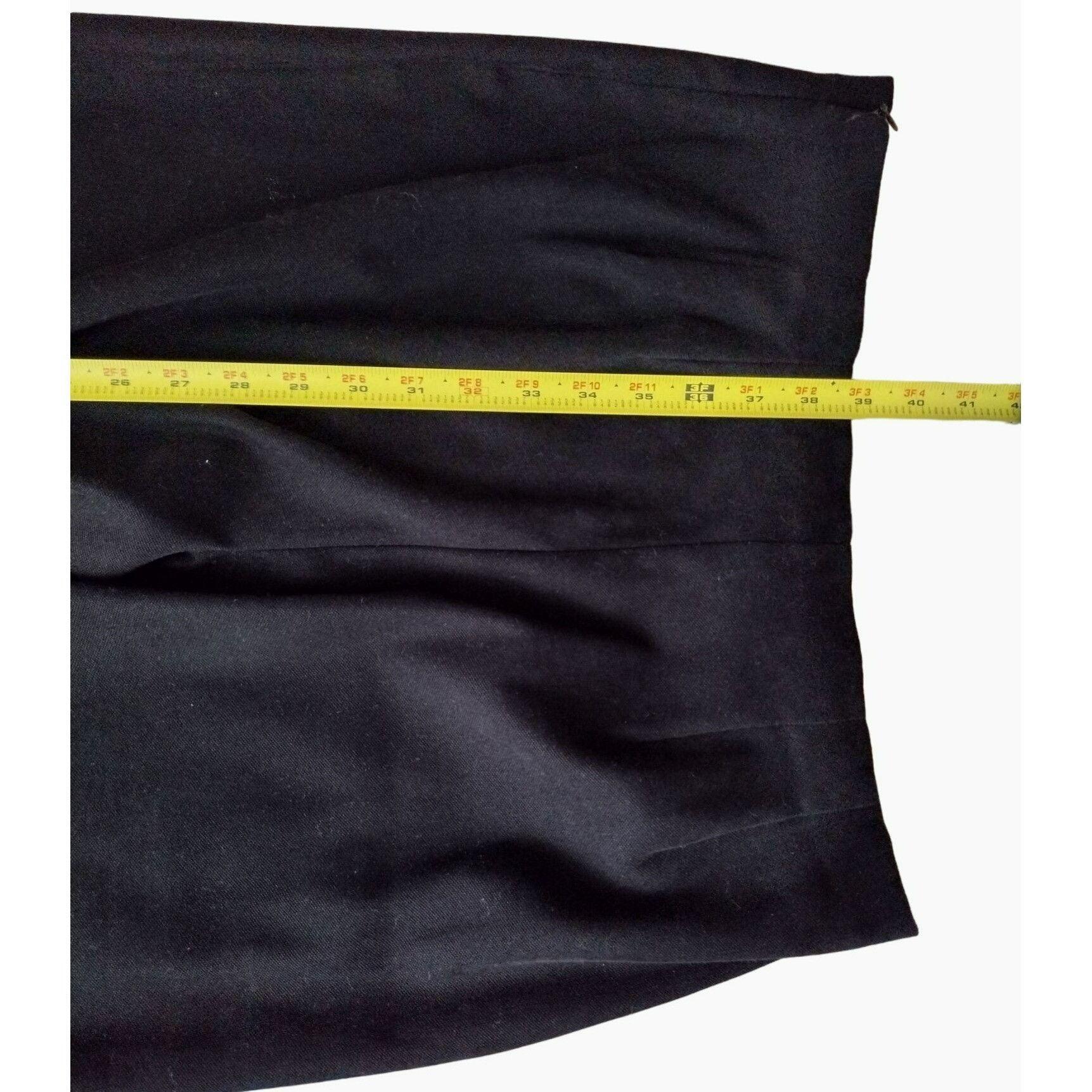 Coldwater Creek Coldwater Creek Womens Black Pants Size 12 Petite Polyester Size 34" / US 12 / IT 48 - 4 Thumbnail