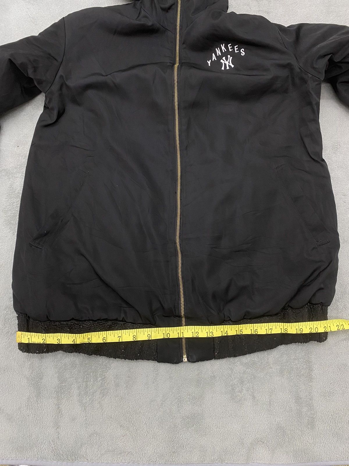 N) MLB LB-03 REVERSIBLE HOODIE BOMBER JACKET FULL ZIP