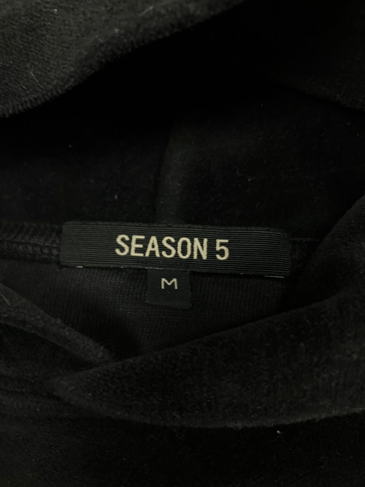 Yeezy Yeezy Season 5 Black Velour Hoodie Size M Size US M / EU 48-50 / 2 - 3 Thumbnail