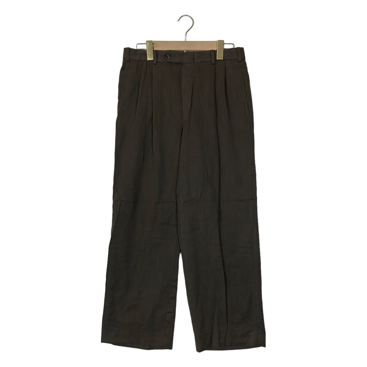 Vintage Aquascutum Brown Formal Wool Trousers Slack Pants