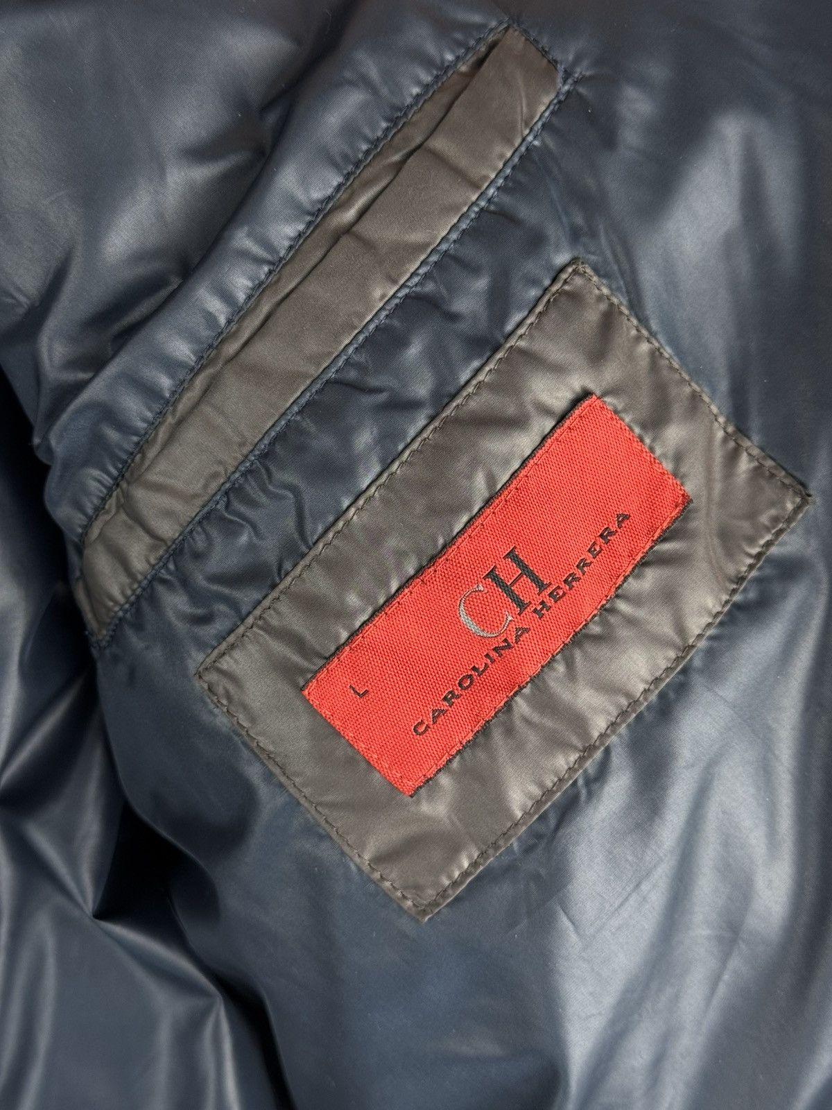 Carolina Herrera Carolina Herrera CH/HC Down Puffer Jacket Brown Size US L / EU 52-54 / 3 - 9 Thumbnail
