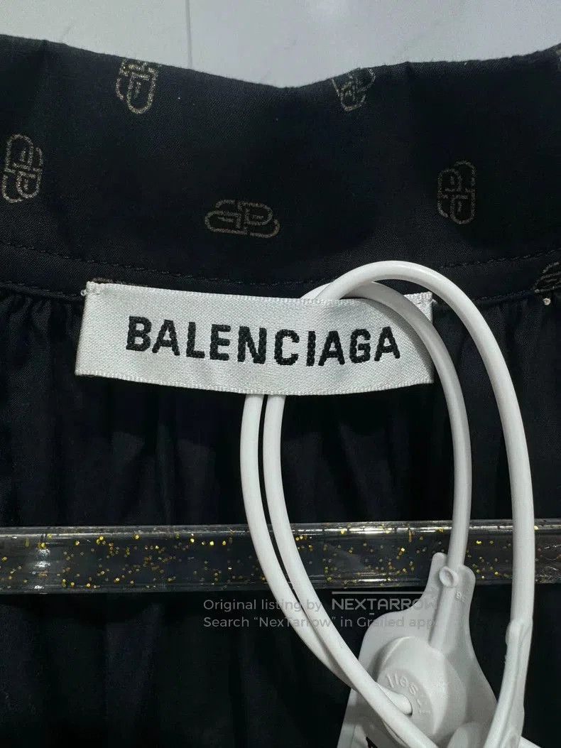 Balenciaga Balenciaga Logo Print Shirt Jacket. Size US S / EU 44-46 / 1 - 2 Thumbnail