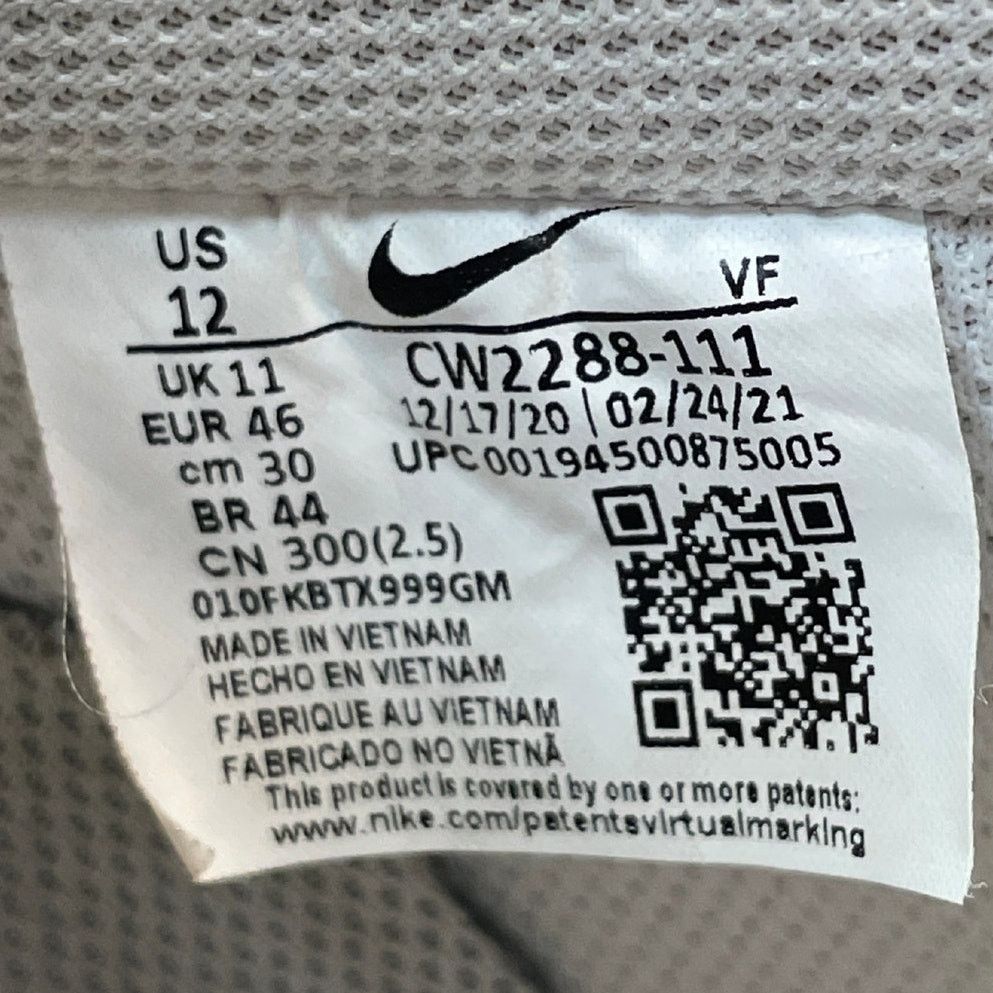 Nike Nike Men's Air Force One CW2288-111 '07 Triple White Shoe Size US 12 / EU 45 - 11 Thumbnail