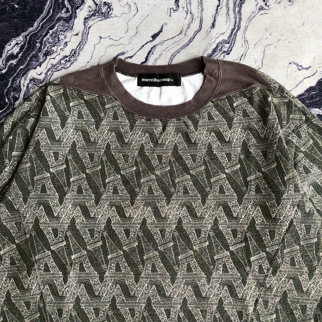 mercibeaucoup mercibeaucoup Jacquard Logo Crewneck Size US M / EU 48-50 / 2 - 3 Thumbnail