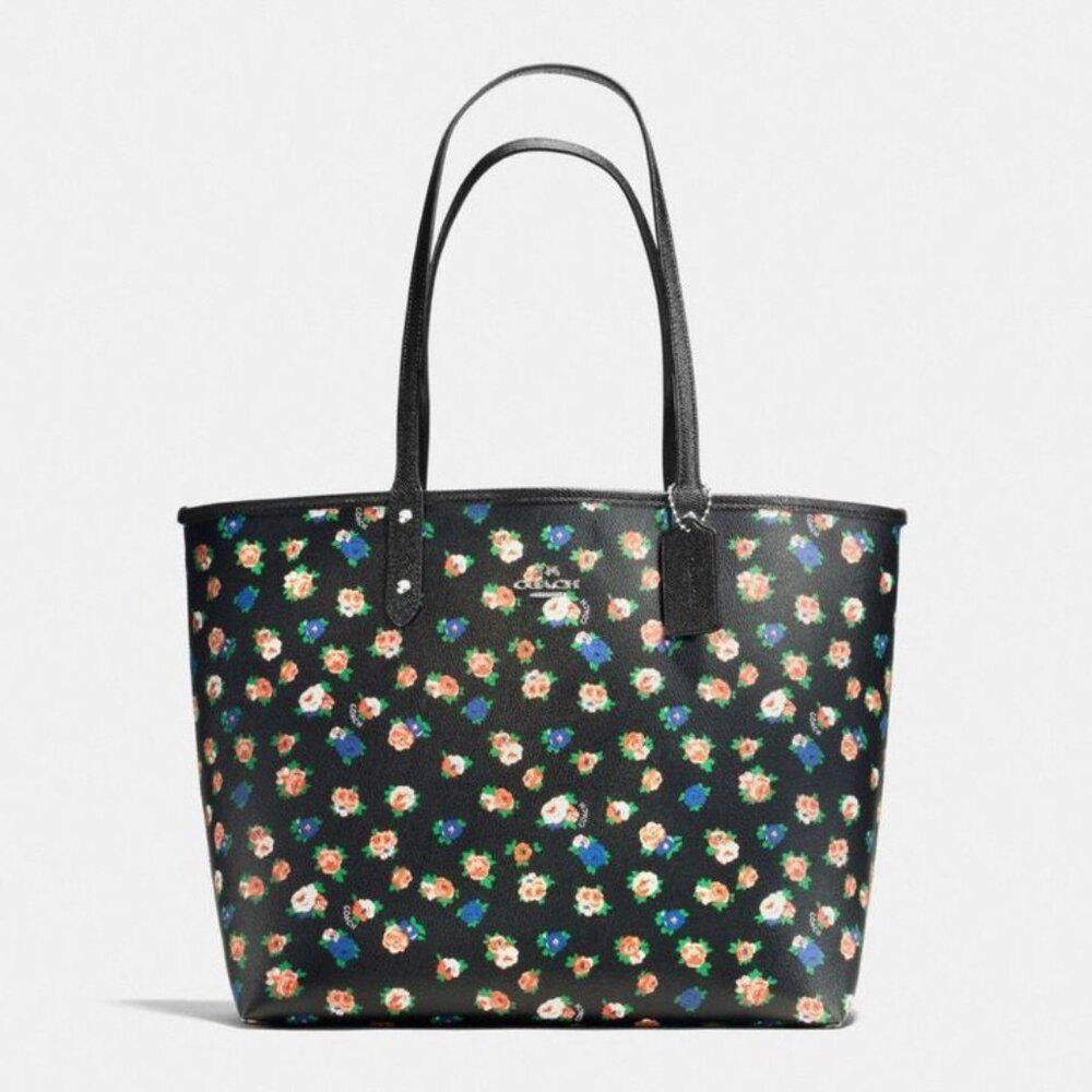 Coach Coach Reversible City Tote in Tea Rose Floral - NWT (New) Size ONE SIZE - 2 Thumbnail