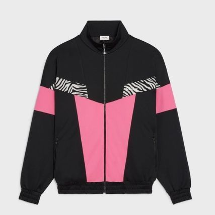 BLASON TRACKSUIT JACKET IN DOUBLE FACE JERSEY ジャケット CELINE tracksuit jacket in double face jersey | REVERSIBLE