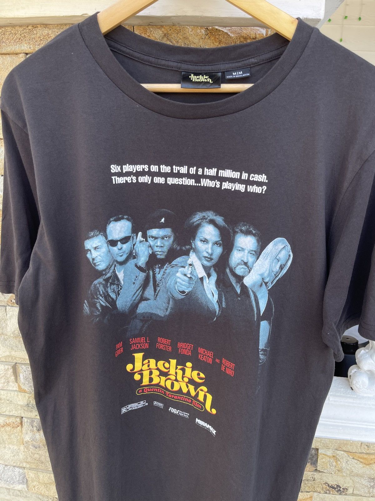Junk Food Rare🔥Vtg Jackie Brown Movie Quentin Tarantino T-Shirt Size US L / EU 52-54 / 3 - 2 Thumbnail