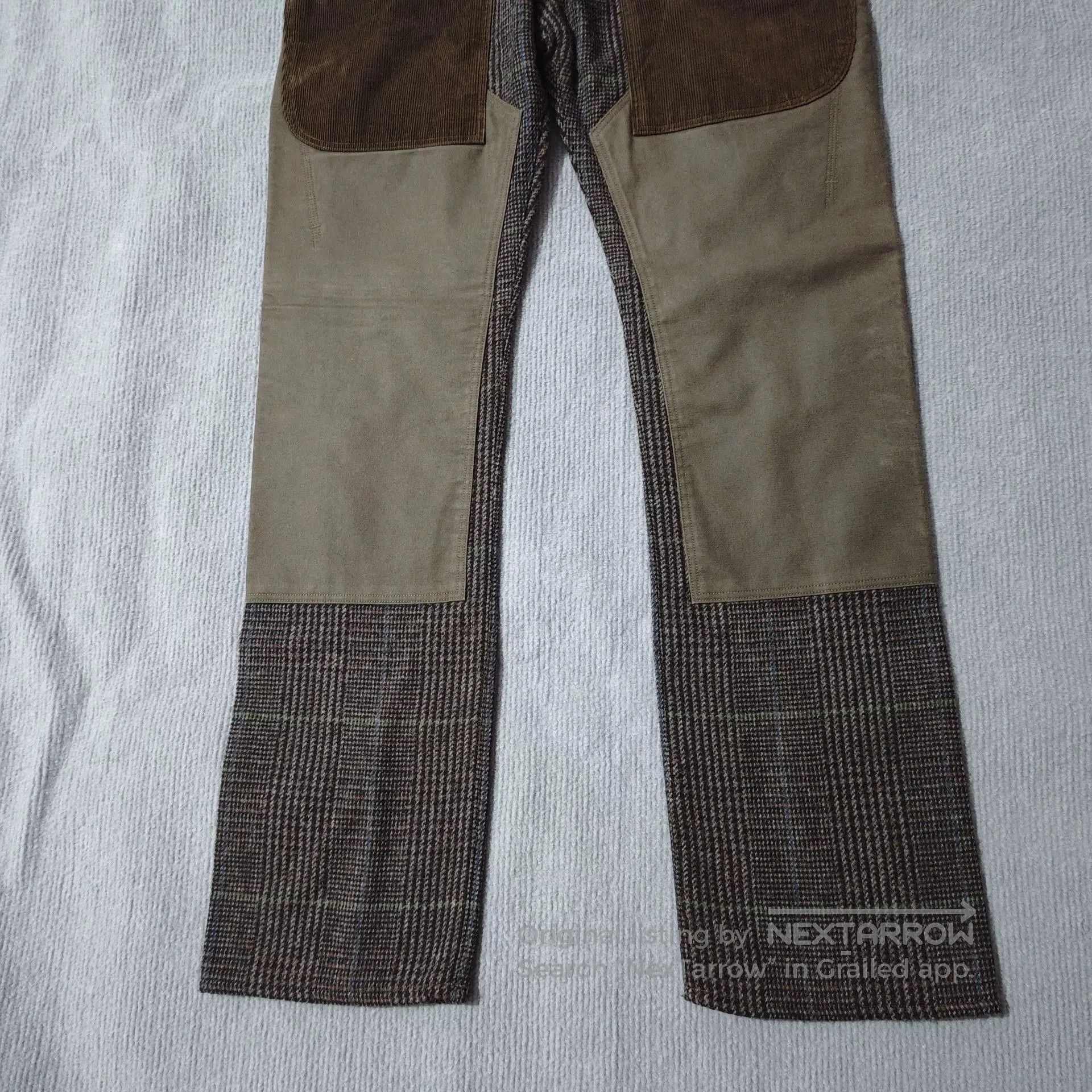 Junya Watanabe Junya Watanabe Wool Corduroy Patchwork Trousers. Size US 28 / EU 44 - 4 Thumbnail