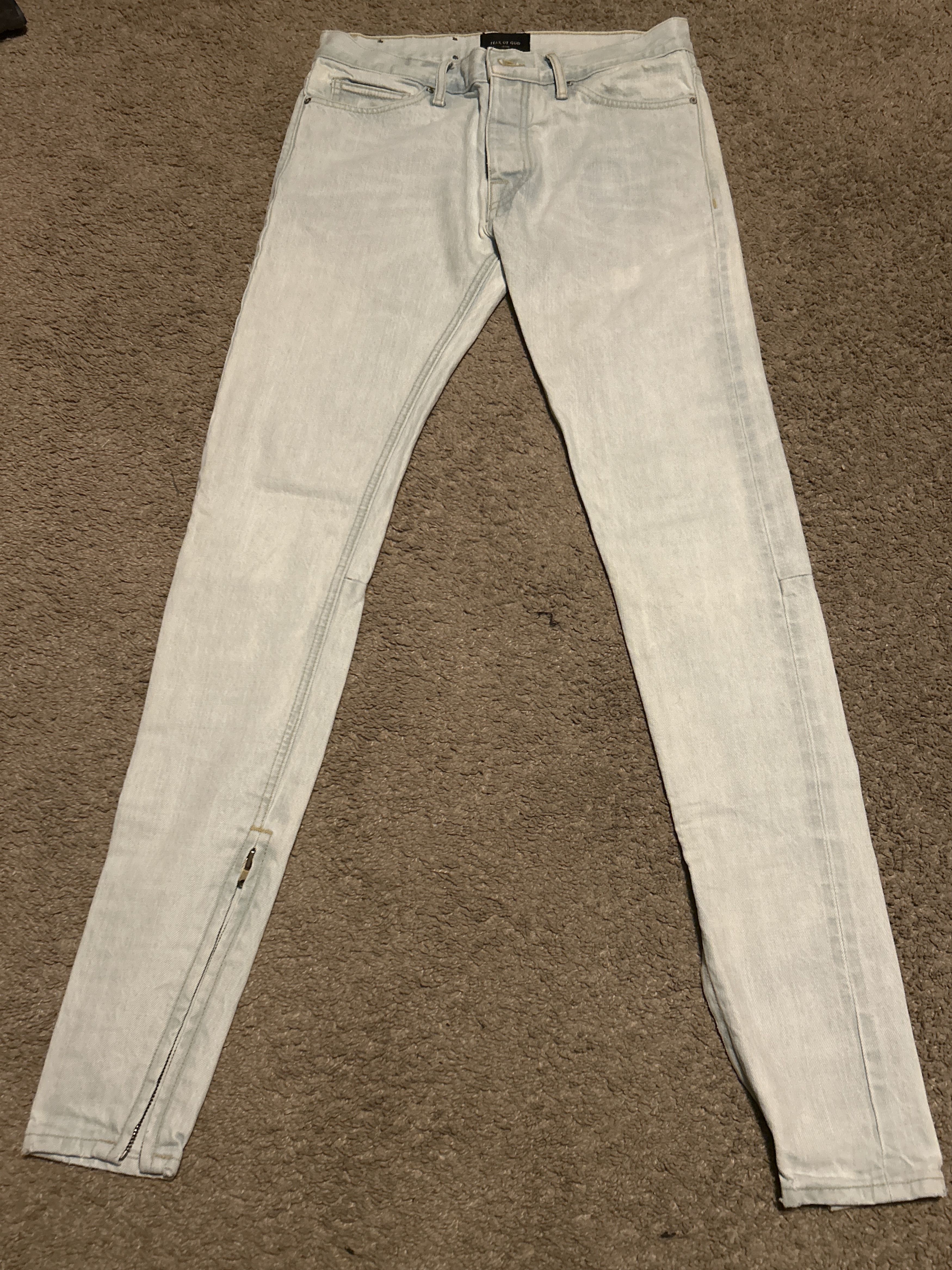 Fear of God Fear Of God Inspired Selvedge Indigo Zipper Denim With