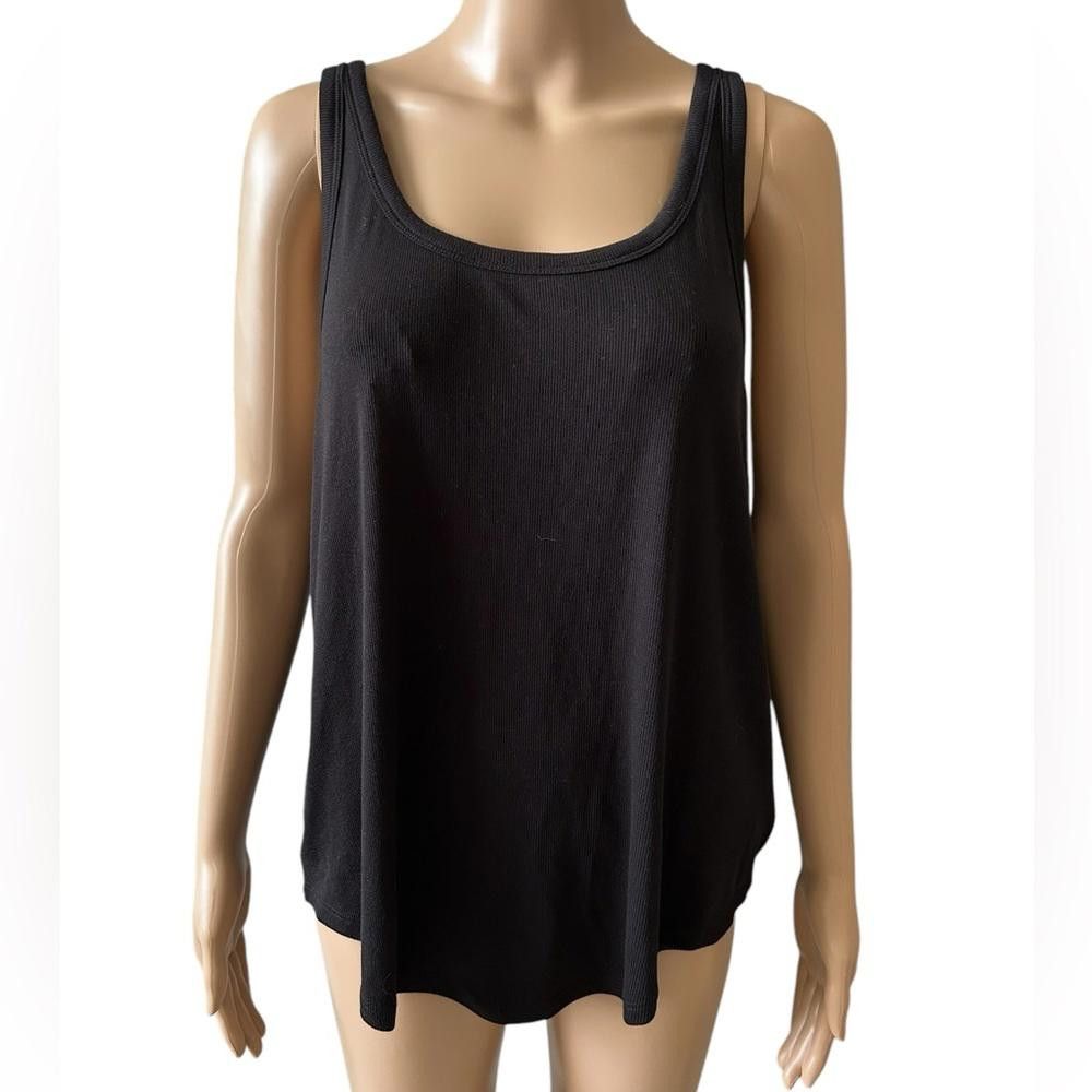 Old Navy NWT Women's Black Ribbed Tank Top - Size XL Size XL / US 12-14 / IT 48-50 - 1 Thumbnail