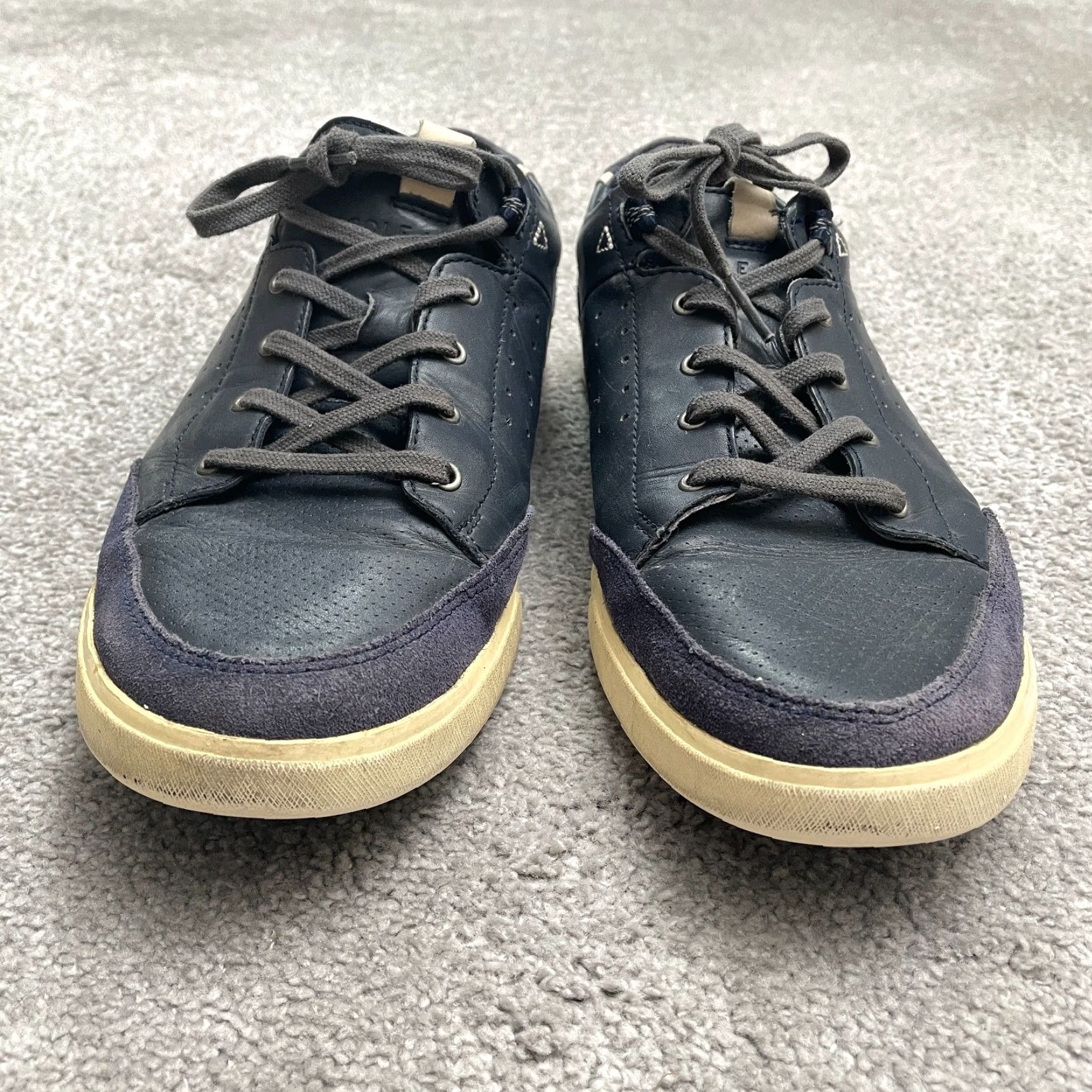 Cole Haan Cole Haan Grand OS Leather Sneaker Mens 10M Navy Blue Lace Up Low Top Size US M / EU 48-50 / 2 - 2 Thumbnail
