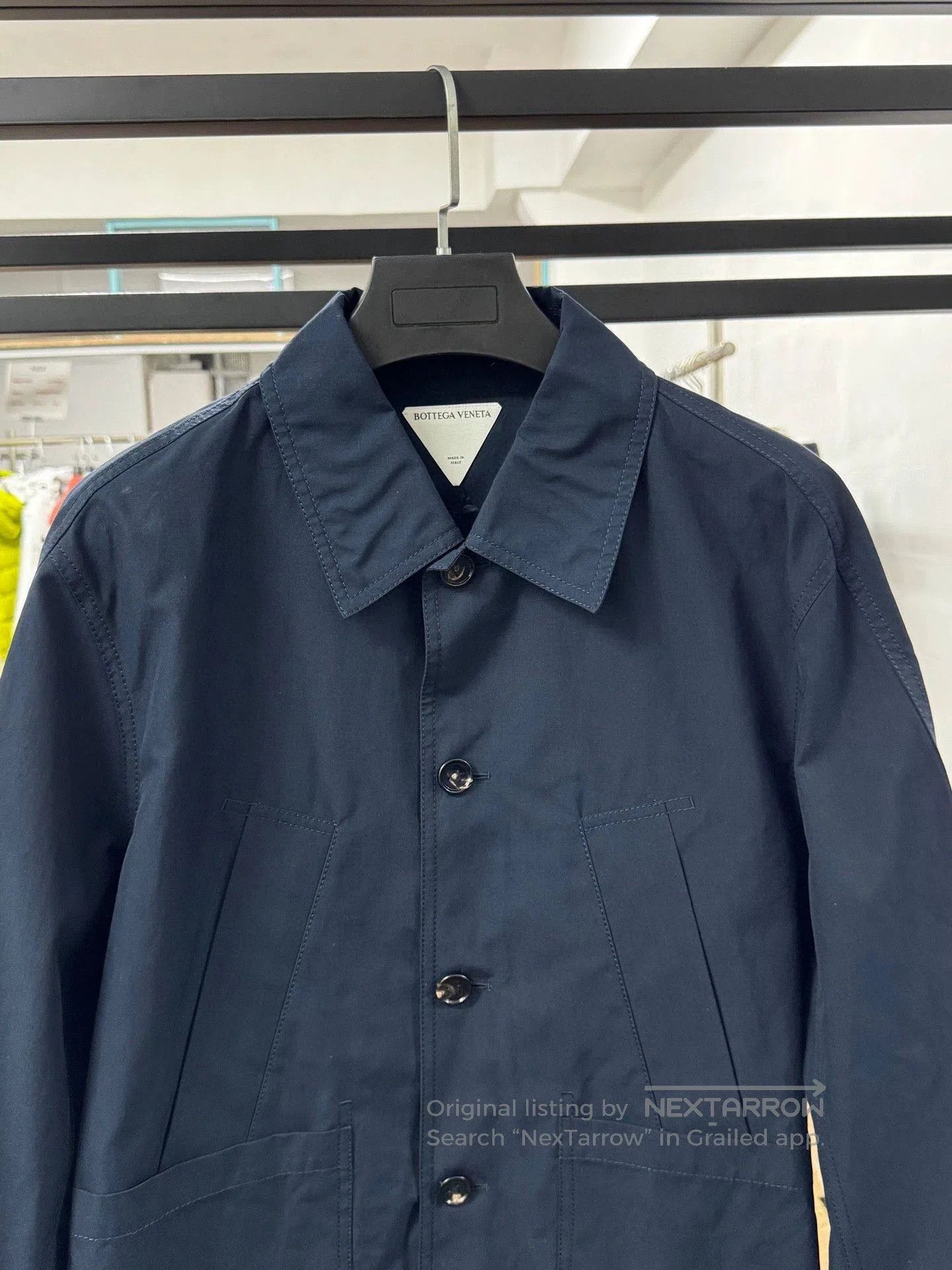 Bottega Veneta Bottega Veneta Men's Navy Lightweight Jacket. Size US M / EU 48-50 / 2 - 2 Thumbnail