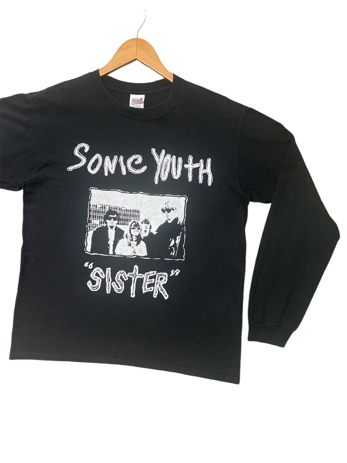 Band Tees × Vintage 💥RARE💥VINTAGE SONIC YOUTH “SISTER ALBUM” LONG SLEEVE TEE🔥 Size US M / EU 48-50 / 2 - 2 Thumbnail