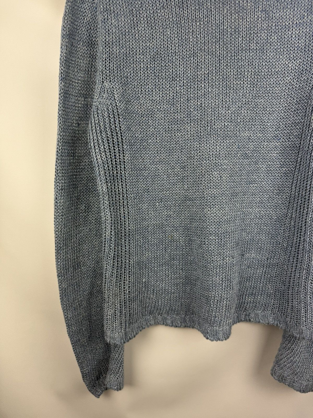 Cruciani Cruciani Men’s Linen Knitted Crewneck Sweater Pullover Size US L / EU 52-54 / 3 - 17 Thumbnail