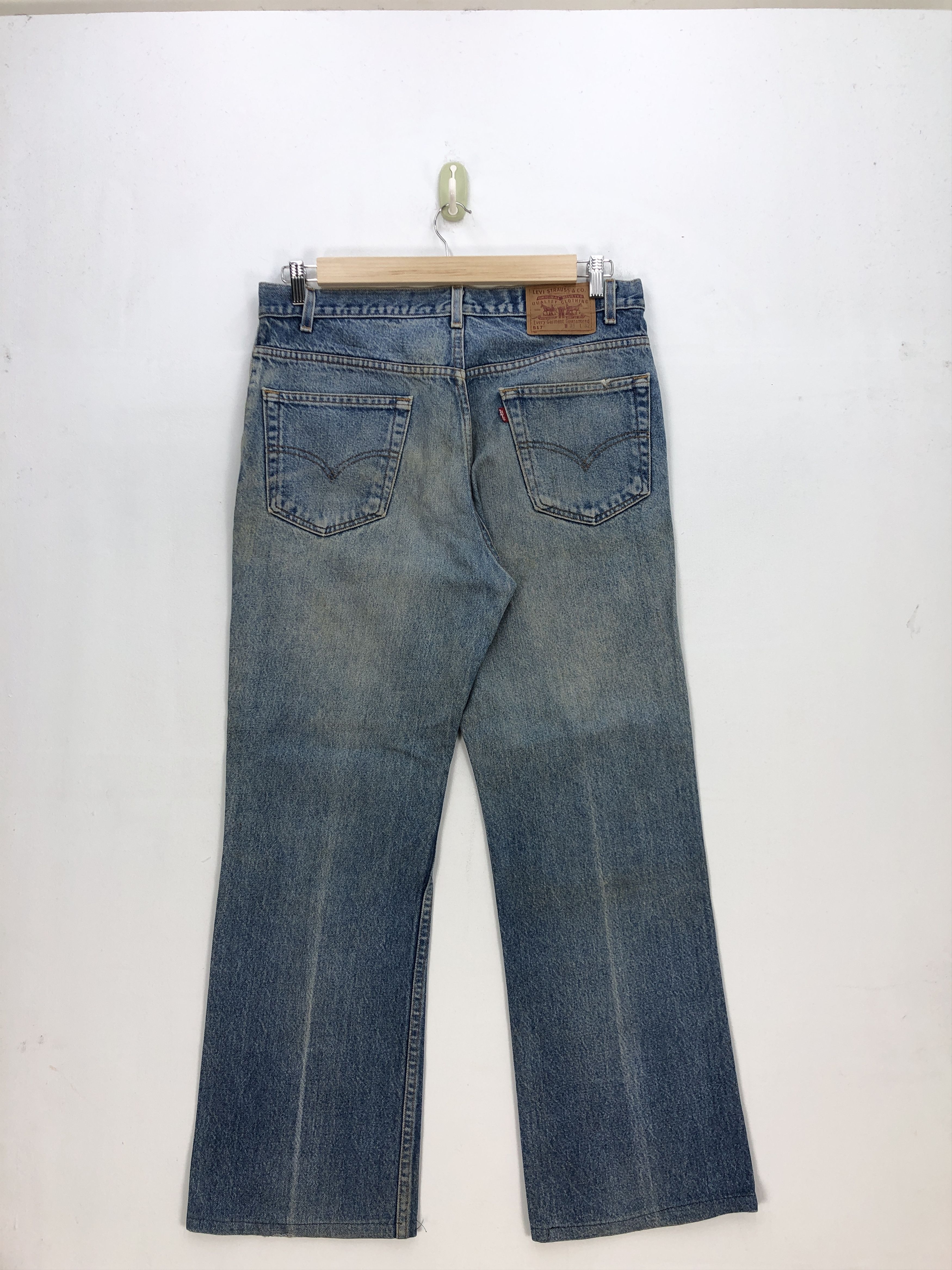 Levi's Vintage Levis Bell Bottom Jeans Bootcut Levi's Flare Denim Size US 34 / EU 50 - 2 Thumbnail