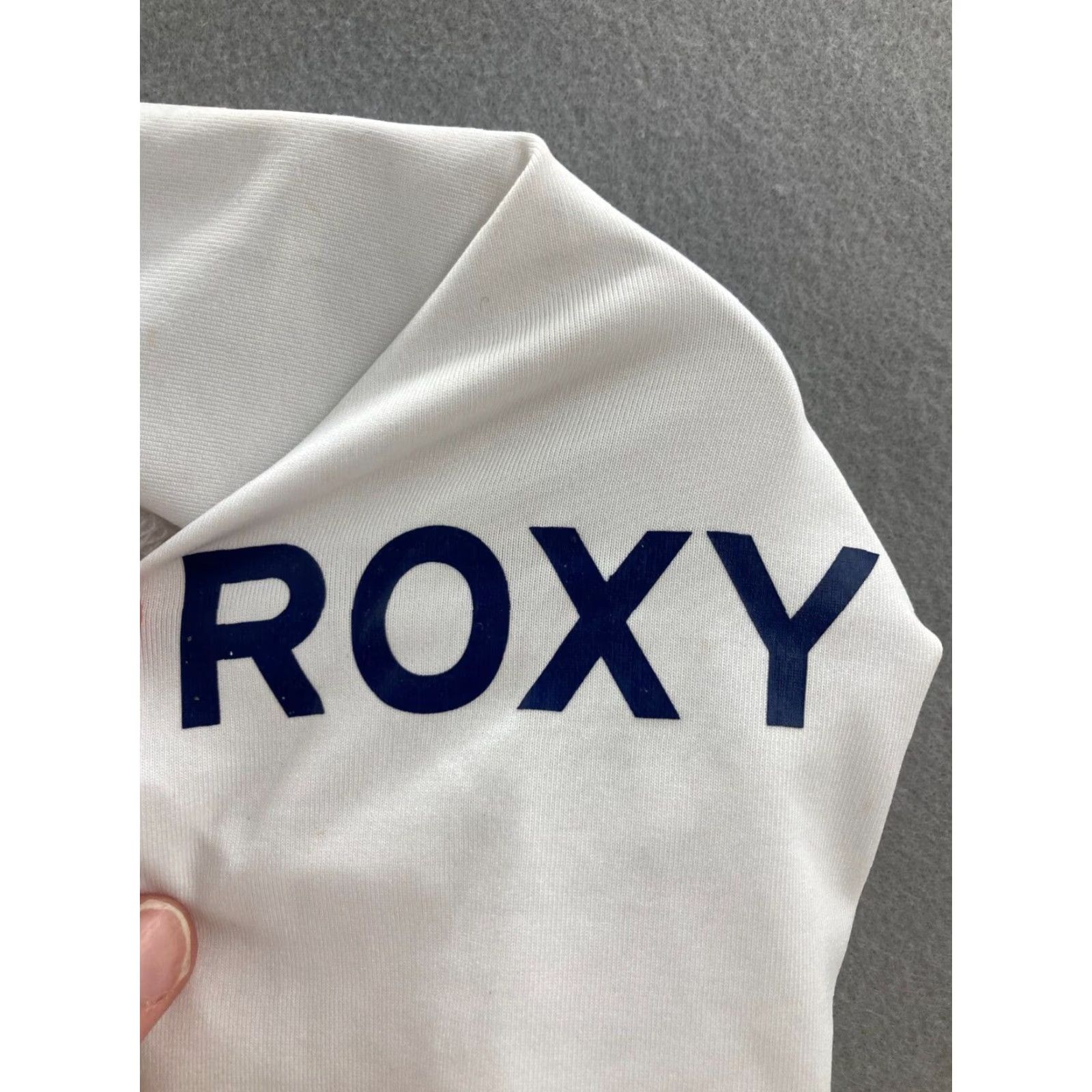 Vintage ROXY Compression Shirt Womens 6 White Size M / US 6-8 / IT 42-44 - 3 Thumbnail