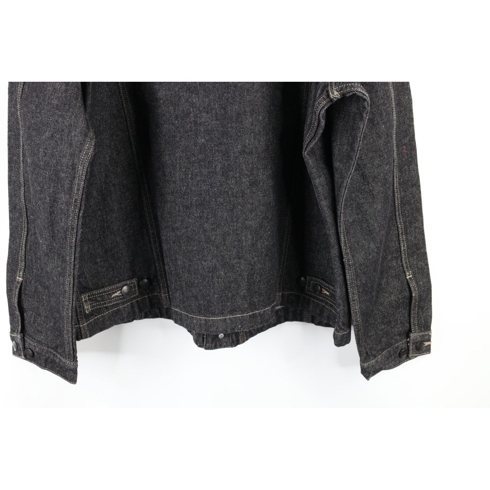 Marithe + Francois Girbaud × Vintage NOS Vintage 90s Marithe Francois Girbaud Denim Jacket Black Size US L / EU 52-54 / 3 - 10 Thumbnail