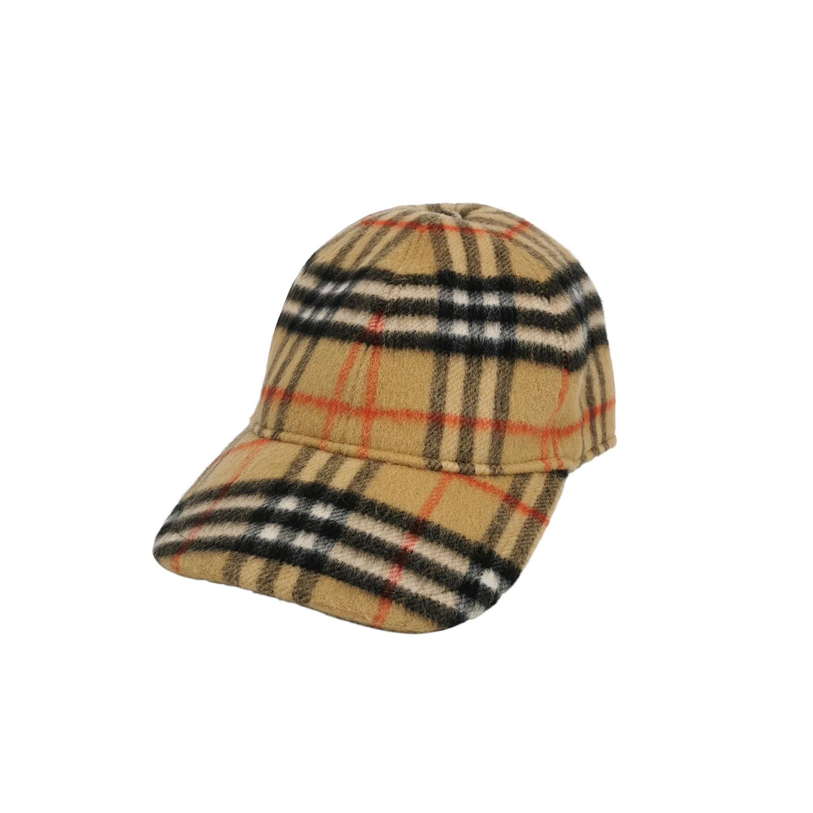 Burberry Burberry Wool Check Baseball Cap Size L Size ONE SIZE - 1 Thumbnail