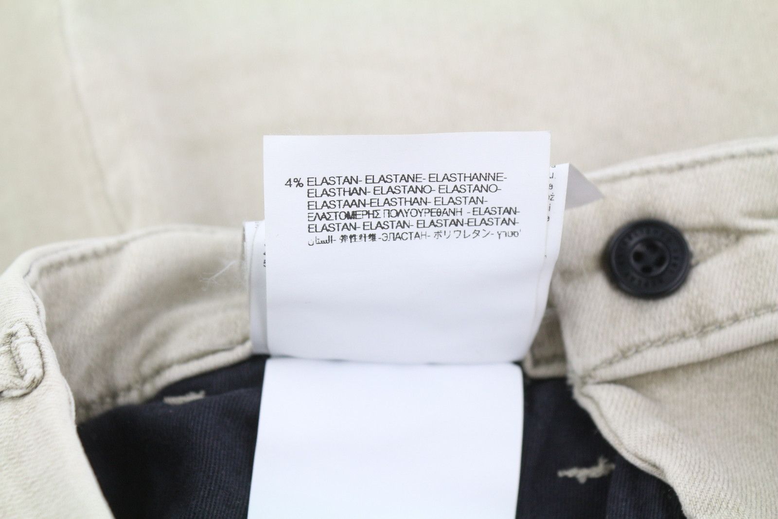 Replay LEHOEN HEPERFLEX W27 Beige Faded Slim Chino Trousers 89068 Size US 27 - 12 Thumbnail