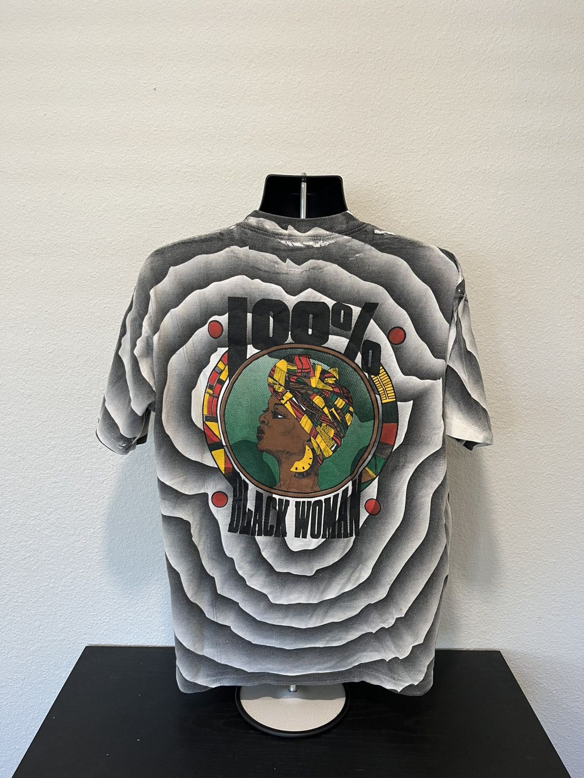 Vintage 90s 100 percent black woman aop shirt Size US XL / EU 56 / 4 - 2 Thumbnail