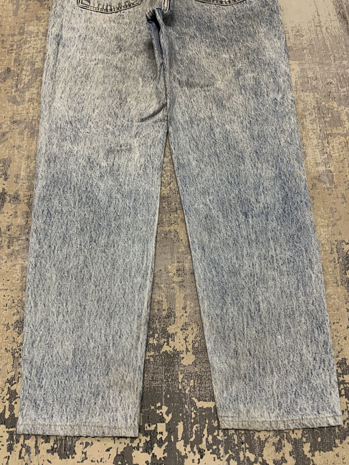 Seditionaries EDWIN BLEACHED DISTRESSED RETRO PUNK TAPERED JEANS 31x28 Size US 31 - 12 Thumbnail