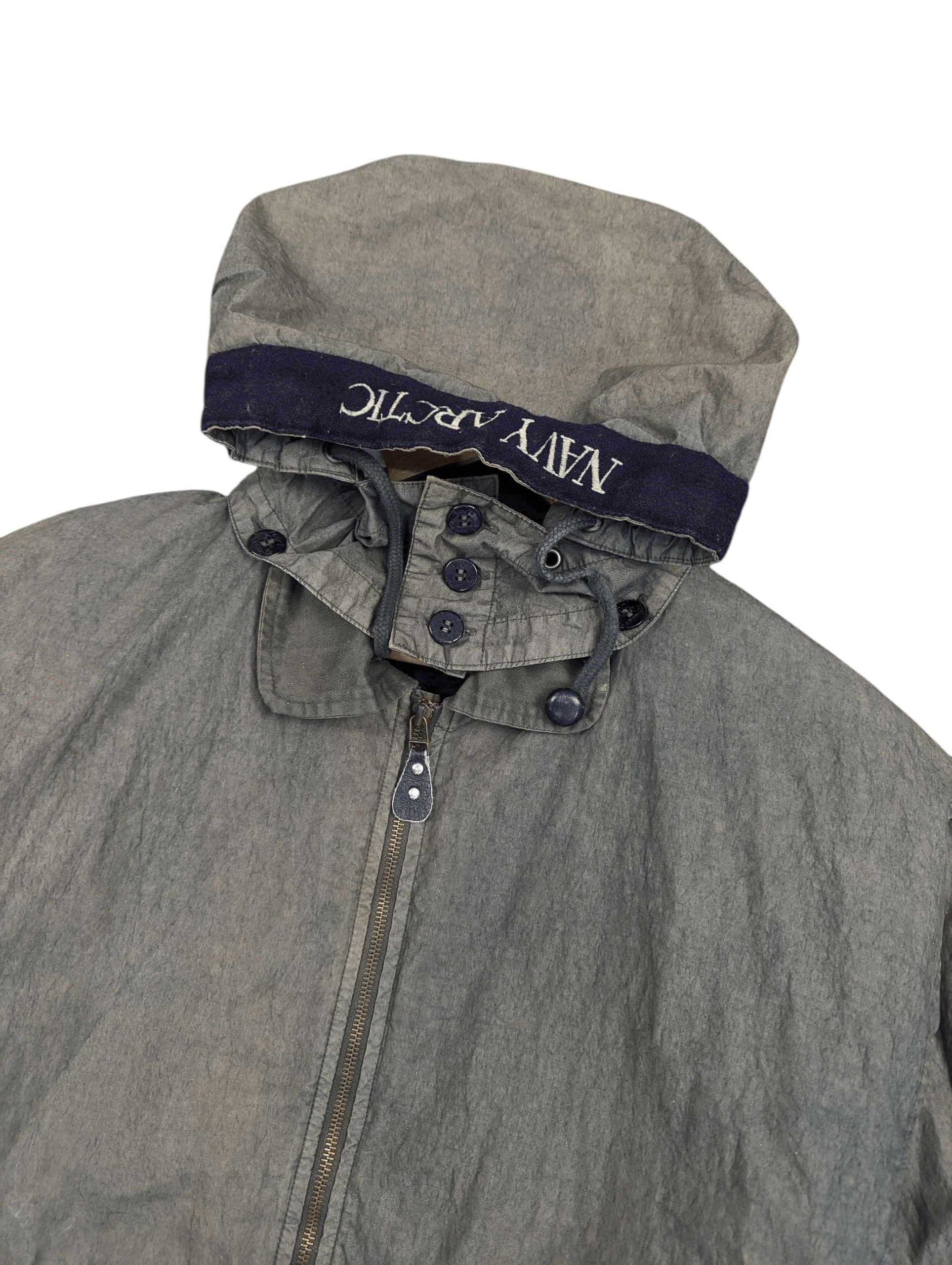 Boneville Vintage 80s Bonneville Cp Company Navy Arctic Bomber Jacket