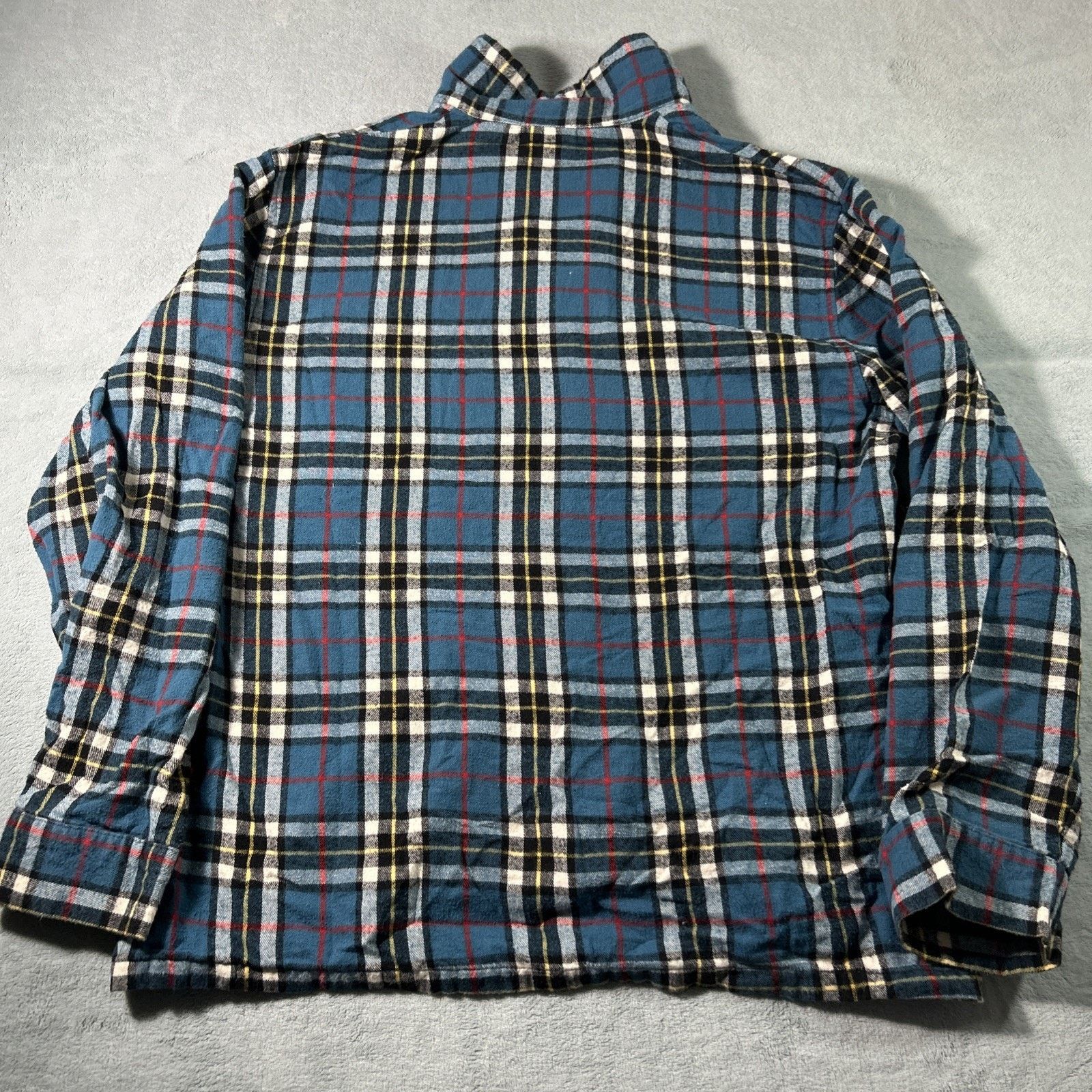 L.L. Bean LL Bean Archive Soft Flannel 1958 Medium Form Camp Collar Size M / US 6-8 / IT 42-44 - 2 Thumbnail