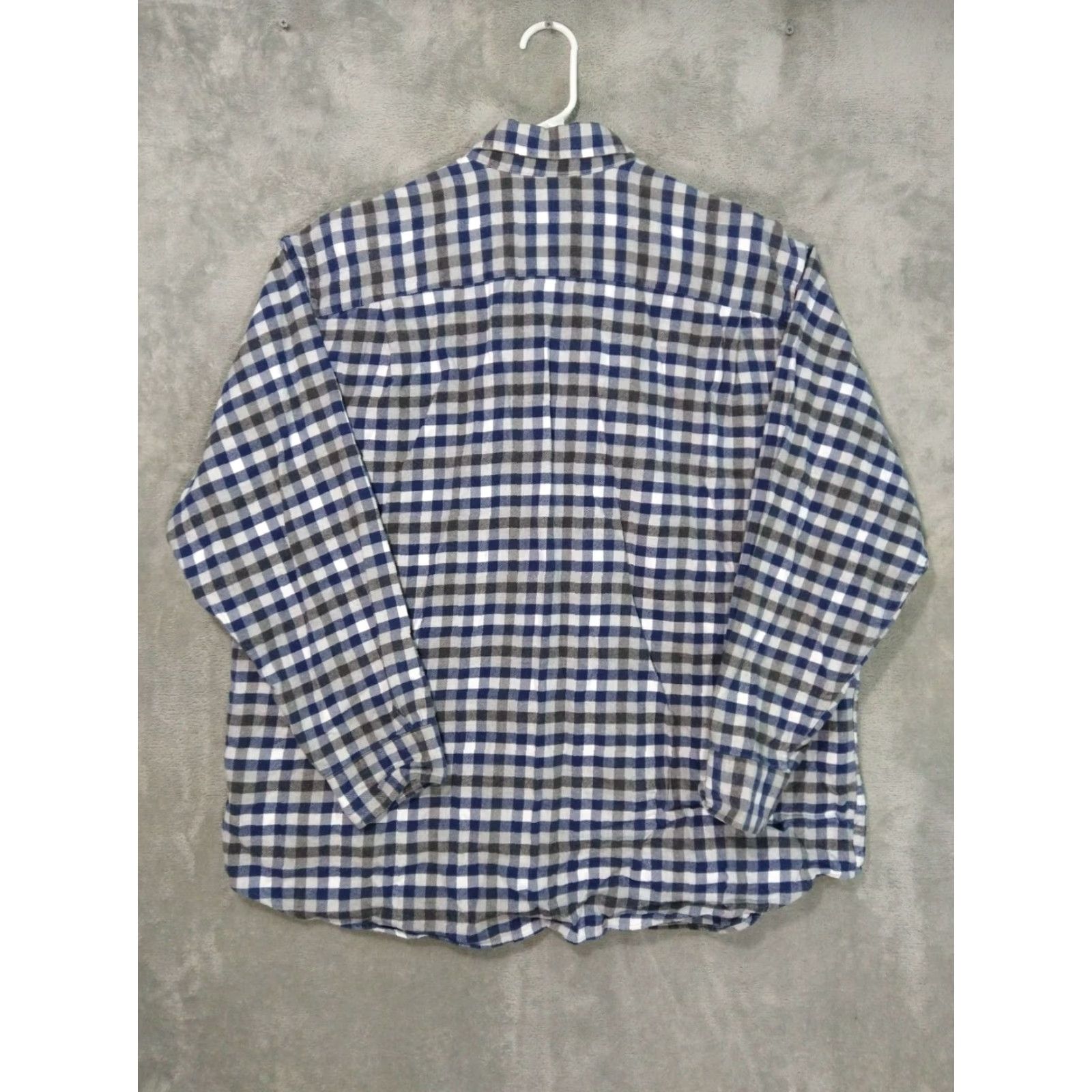 Orvis Orvis Shirt XL Blue Plaid Flannel Button-Up Cotton Casual Lodge Workwear Mens Regular Fit Size US XL / EU 56 / 4 - 2 Thumbnail