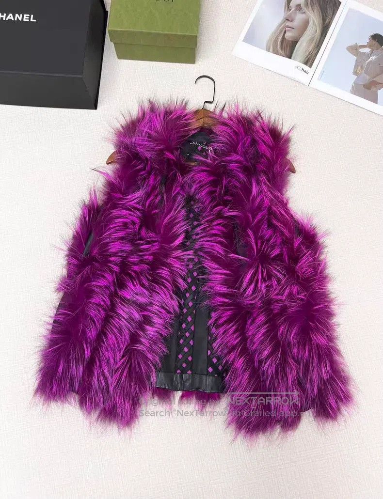 Fendi Fendi Fox fur lamb leather vest Size XS / US 0-2 / IT 36-38 - 1 Thumbnail