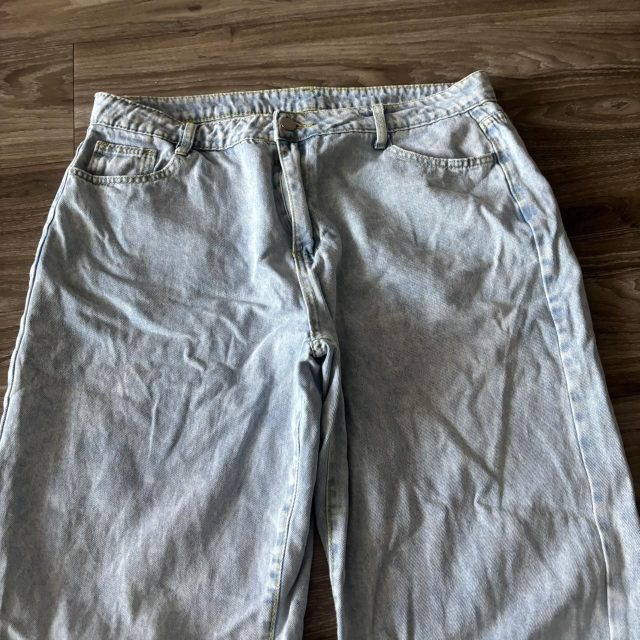 Vintage Crazy Vintage Y2K/2000s Baggy Light Wash Streetwear Skater Denim Jeans! 36x32 Size US 36 / EU 52 - 5 Thumbnail