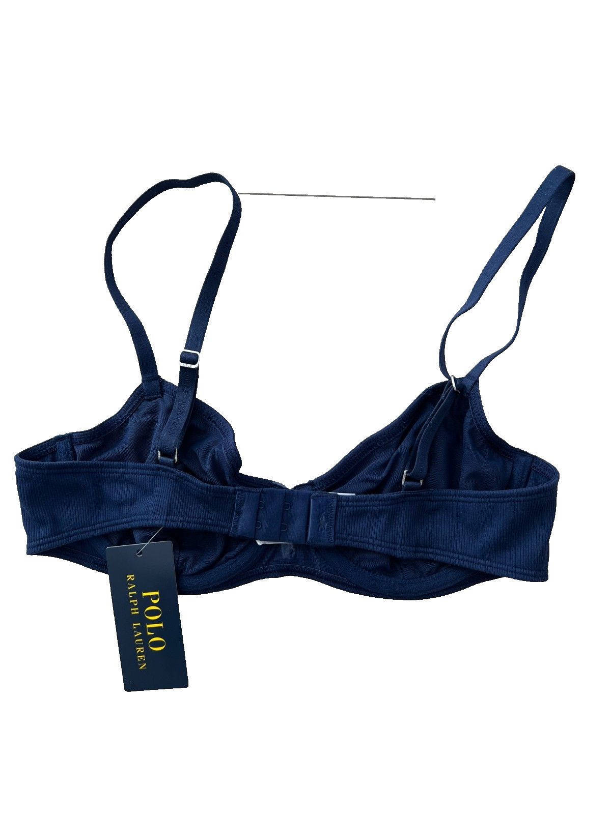Polo Ralph Lauren Polo Ralph Lauren Modern Rib Demi Bra Navy ( 36B ) Size S / US 4 / IT 40 - 3 Thumbnail