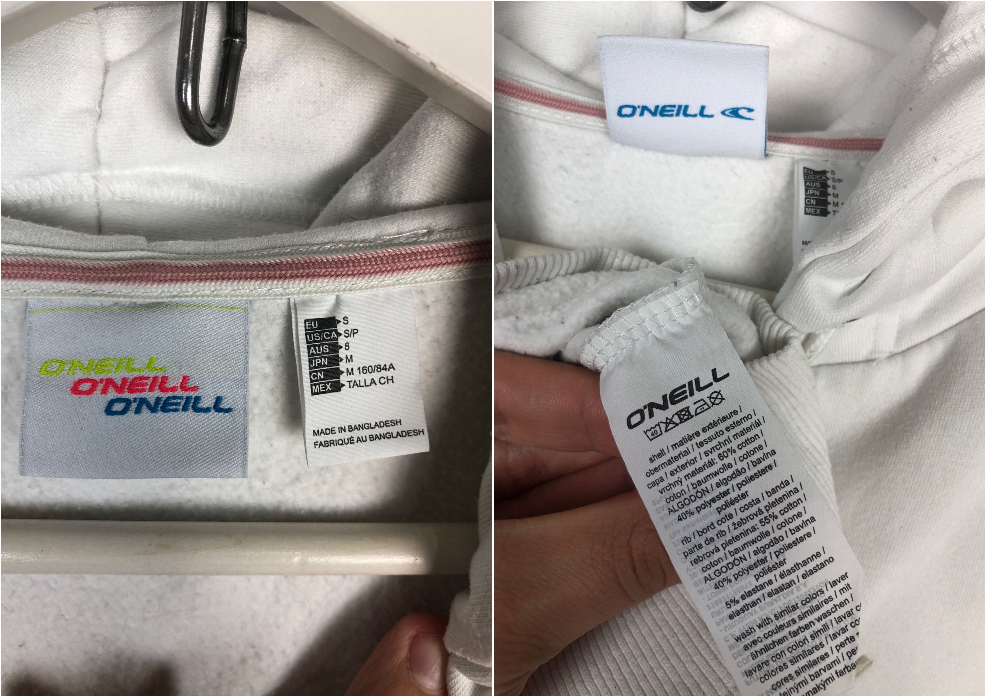 O'Neill Oneil x Santa Crus Zip Hoodie Jacket White size S Size US S / EU 44-46 / 1 - 9 Thumbnail