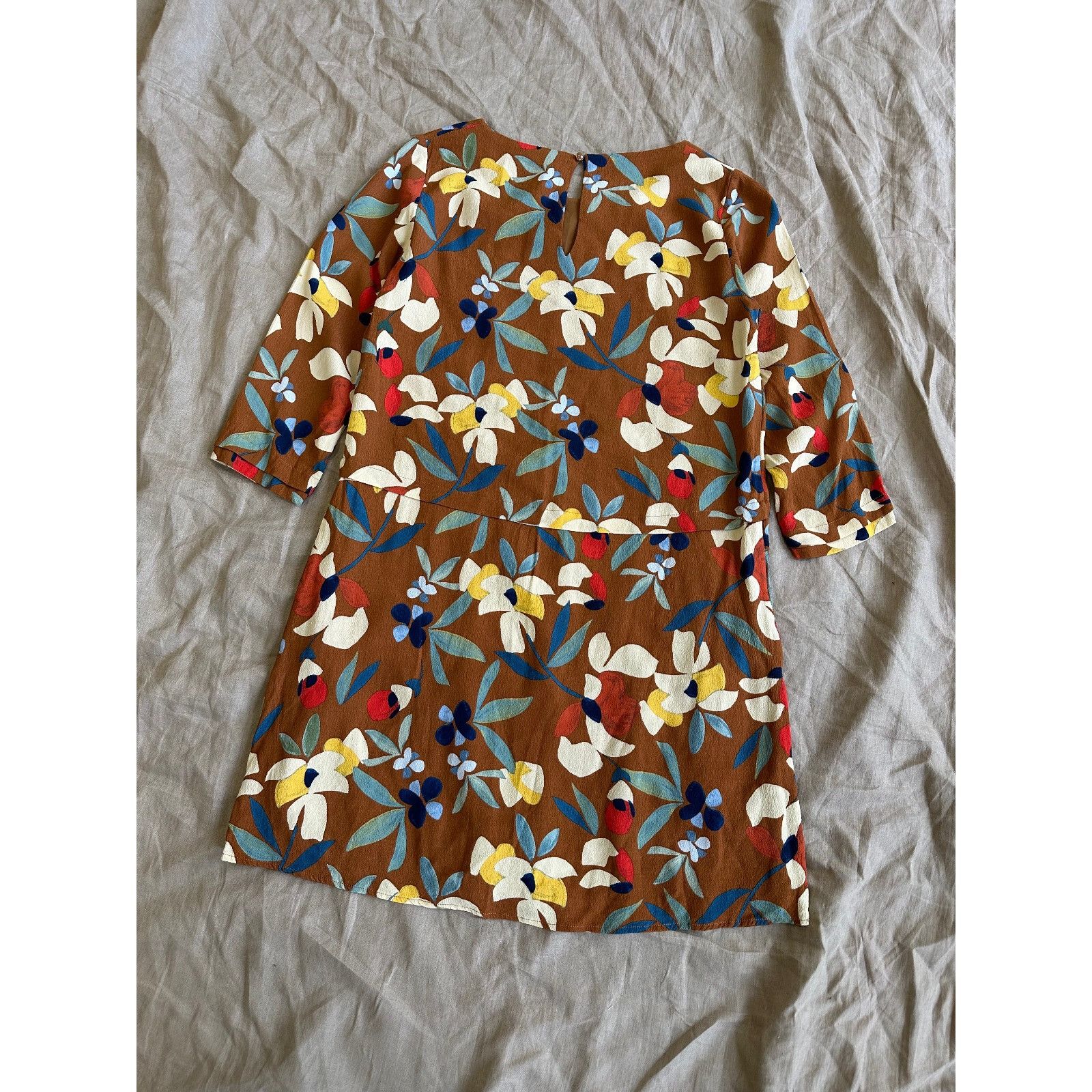 Sezane Sezane Viscose Floral Dress 6209AC Size S / US 4 / IT 40 - 2 Thumbnail
