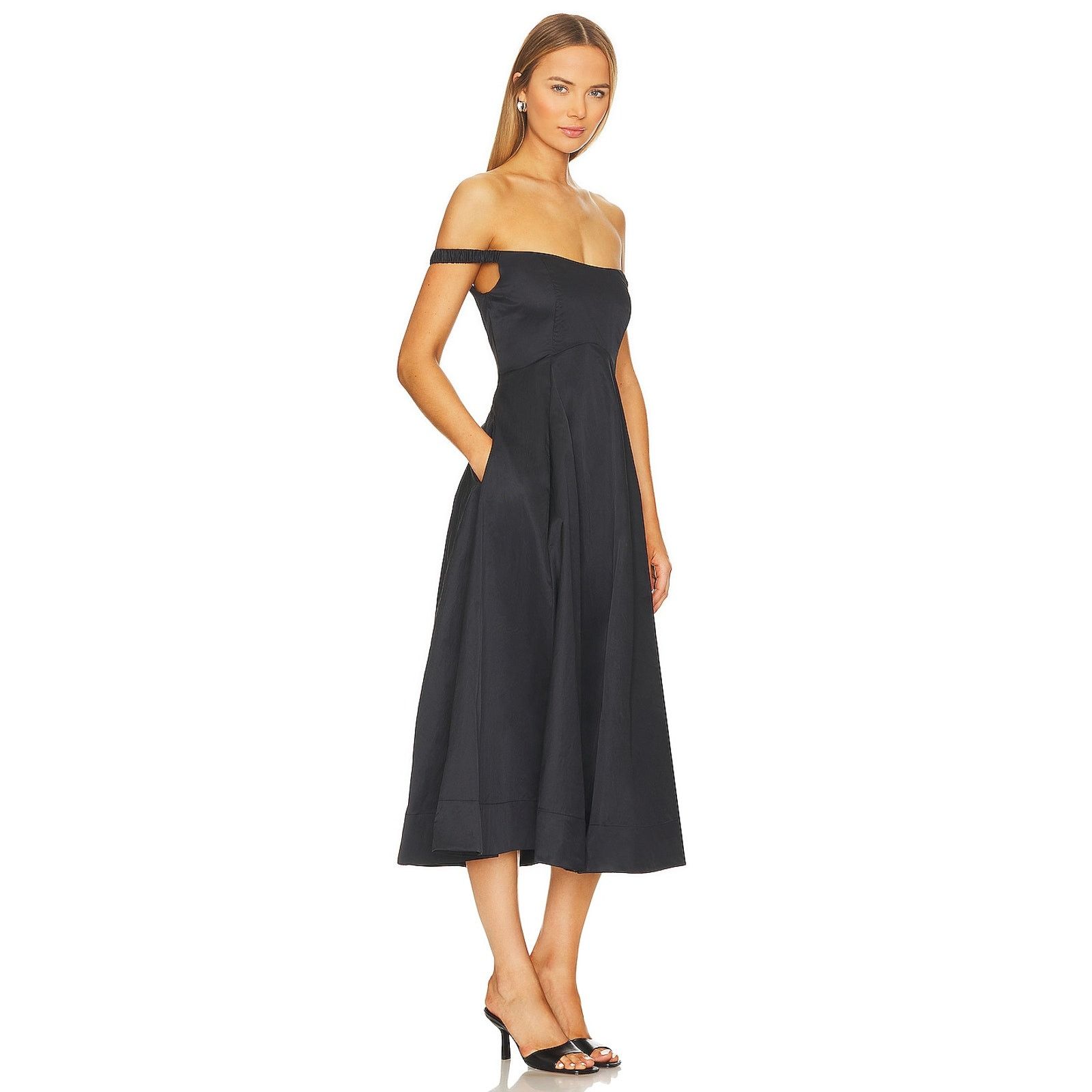 Free People New Free People Alinda Dress $228 Sz 4 OFF-THE-SHOULDER Size S / US 4 / IT 40 - 7 Thumbnail