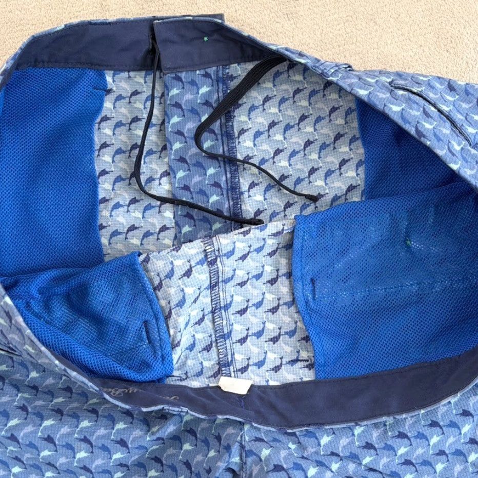 Tommy Bahama TOMMY BAHA MA Cayman Marlin Mingle IslandZone Cargo Board Shorts Men 38 Blue Surf Size US 38 / EU 54 - 4 Thumbnail