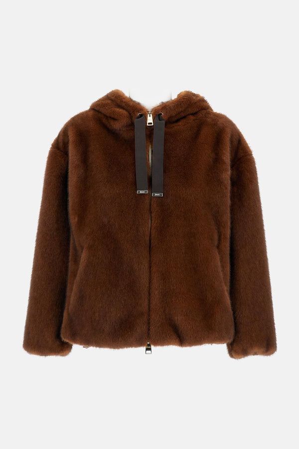 BOMBER IN SYNTHETIC FUR
