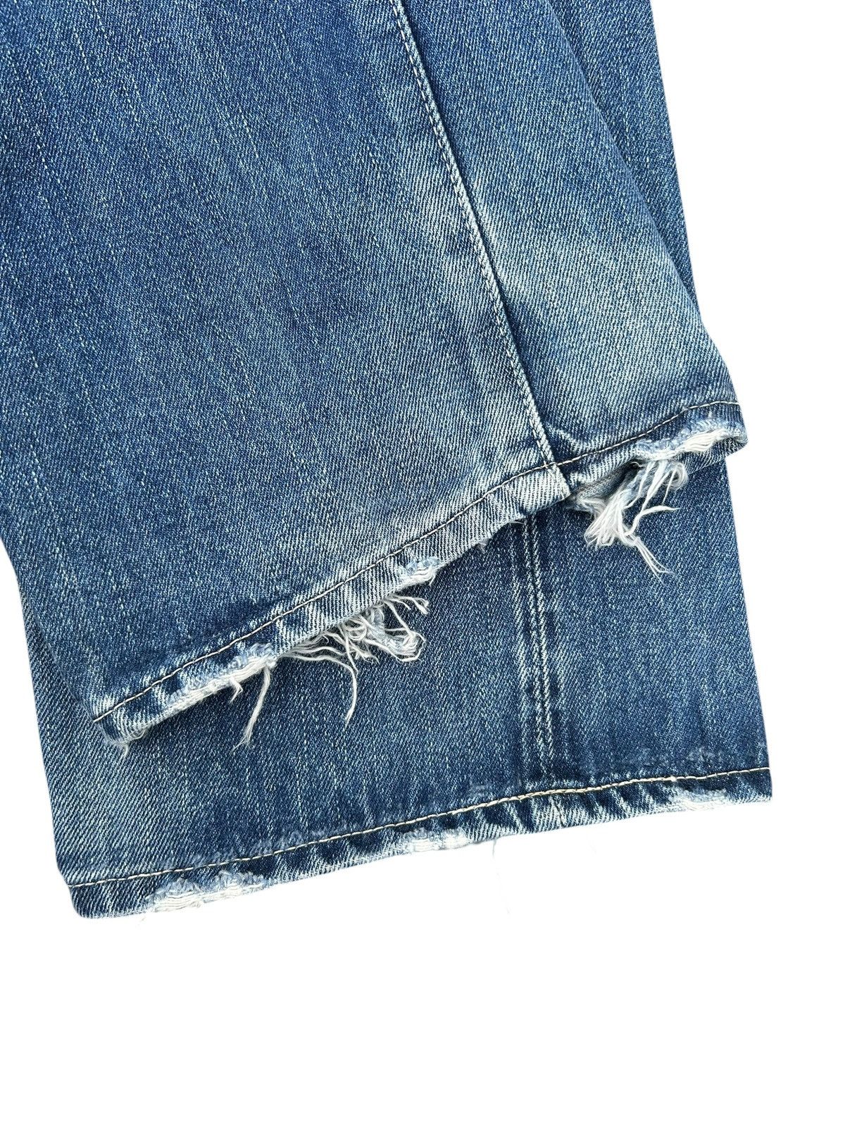 Kapital Vintage Levis Big E Selvedge Thrashed Denim Jeans Size US 30 / EU 46 - 17 Thumbnail