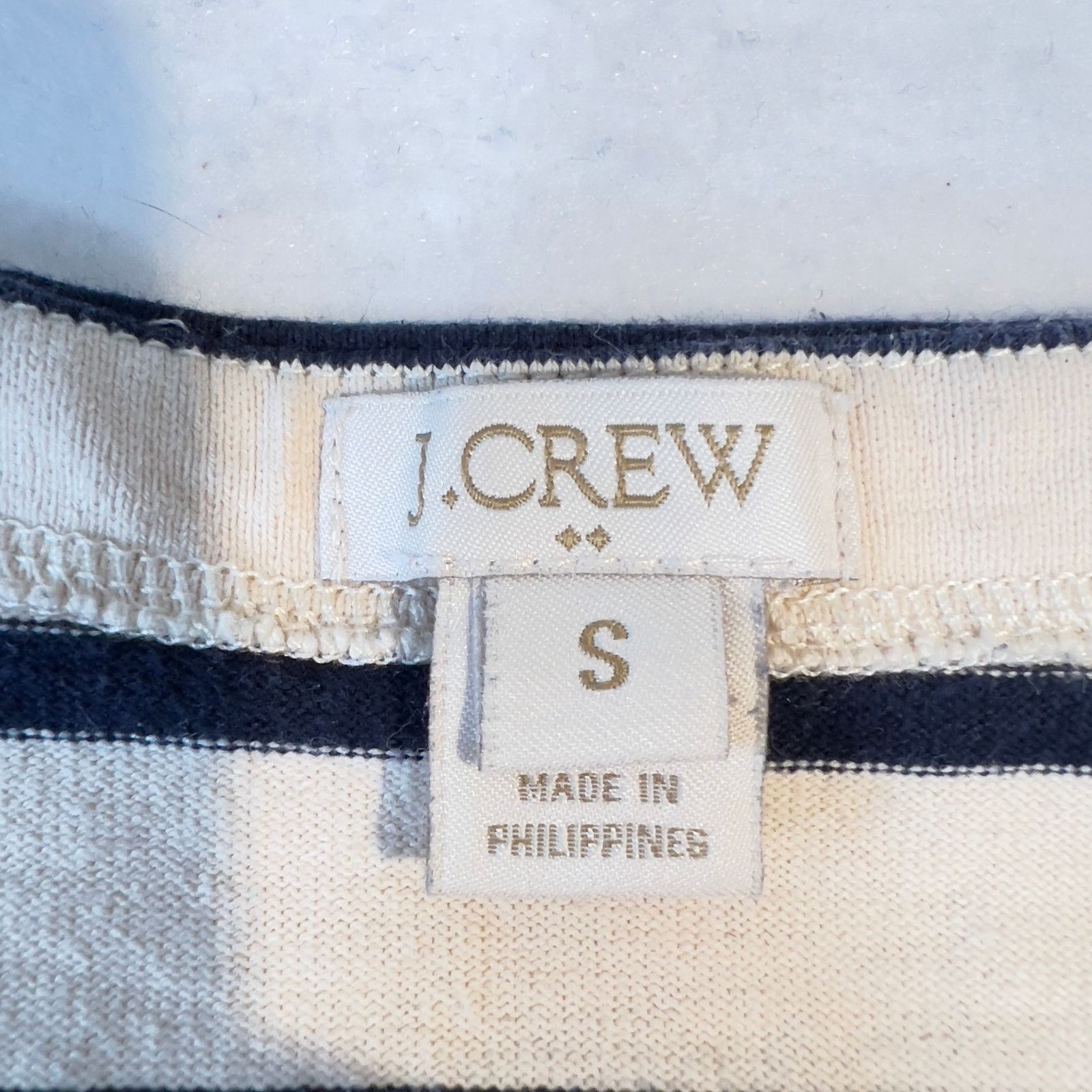 J.Crew j. Crew Factory Mini Dress Woman S Black White Stripe Cap Size S / US 4 / IT 40 - 2 Thumbnail
