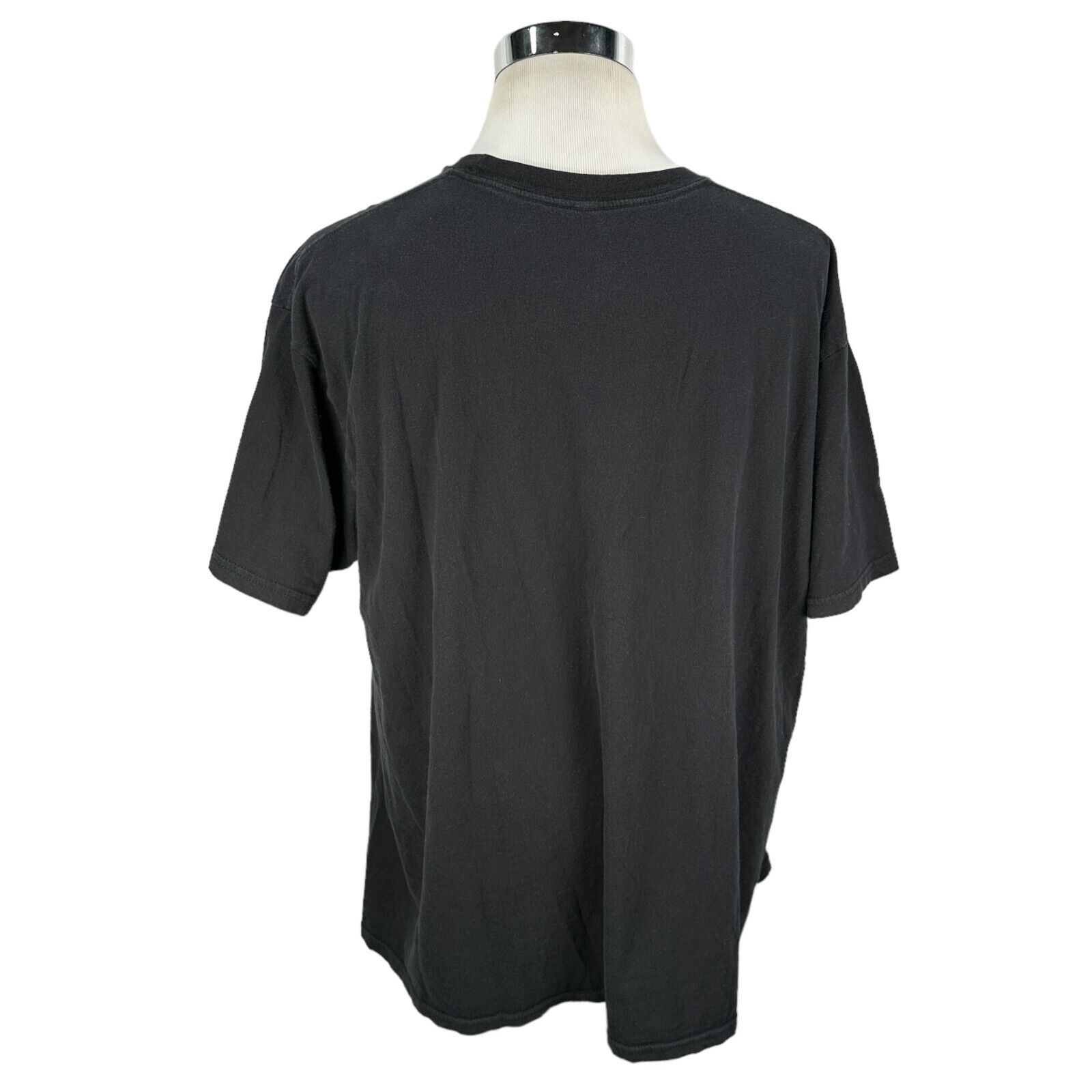 The Unbranded Brand LVRN T-Shirt Mens 3XL Black Cotton Short Sleeve Crew Neck Size US XXL / EU 58 / 5 - 4 Thumbnail
