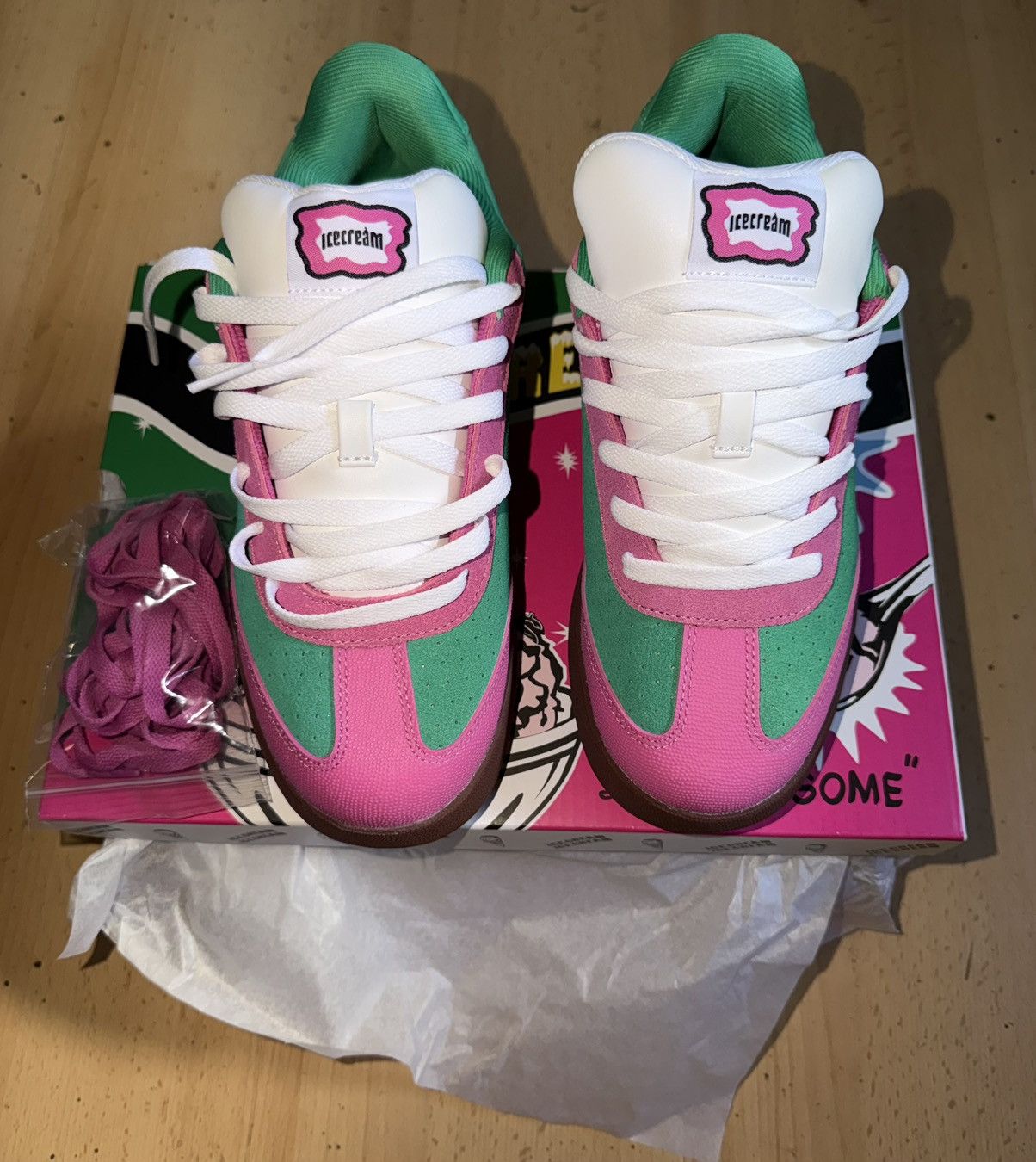 Billionaire Boys Club Reebok X Icecream Watermelom BoardFlip Size US 6 / EU 39 - 2 Thumbnail