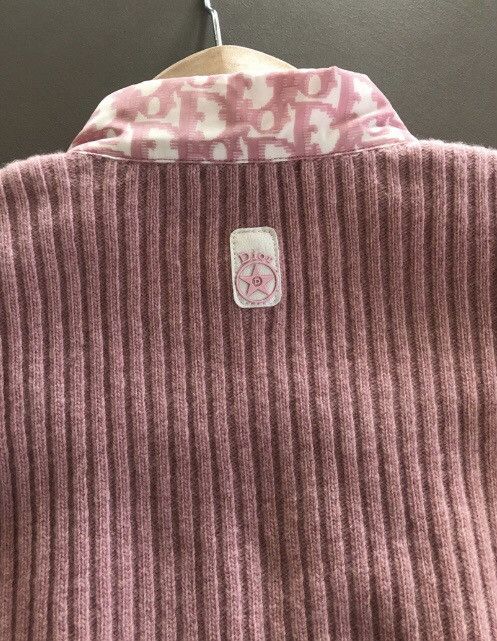 Dior Pink Dior oblique Monogramme Cardigan Size XS / US 0-2 / IT 36-38 - 4 Thumbnail